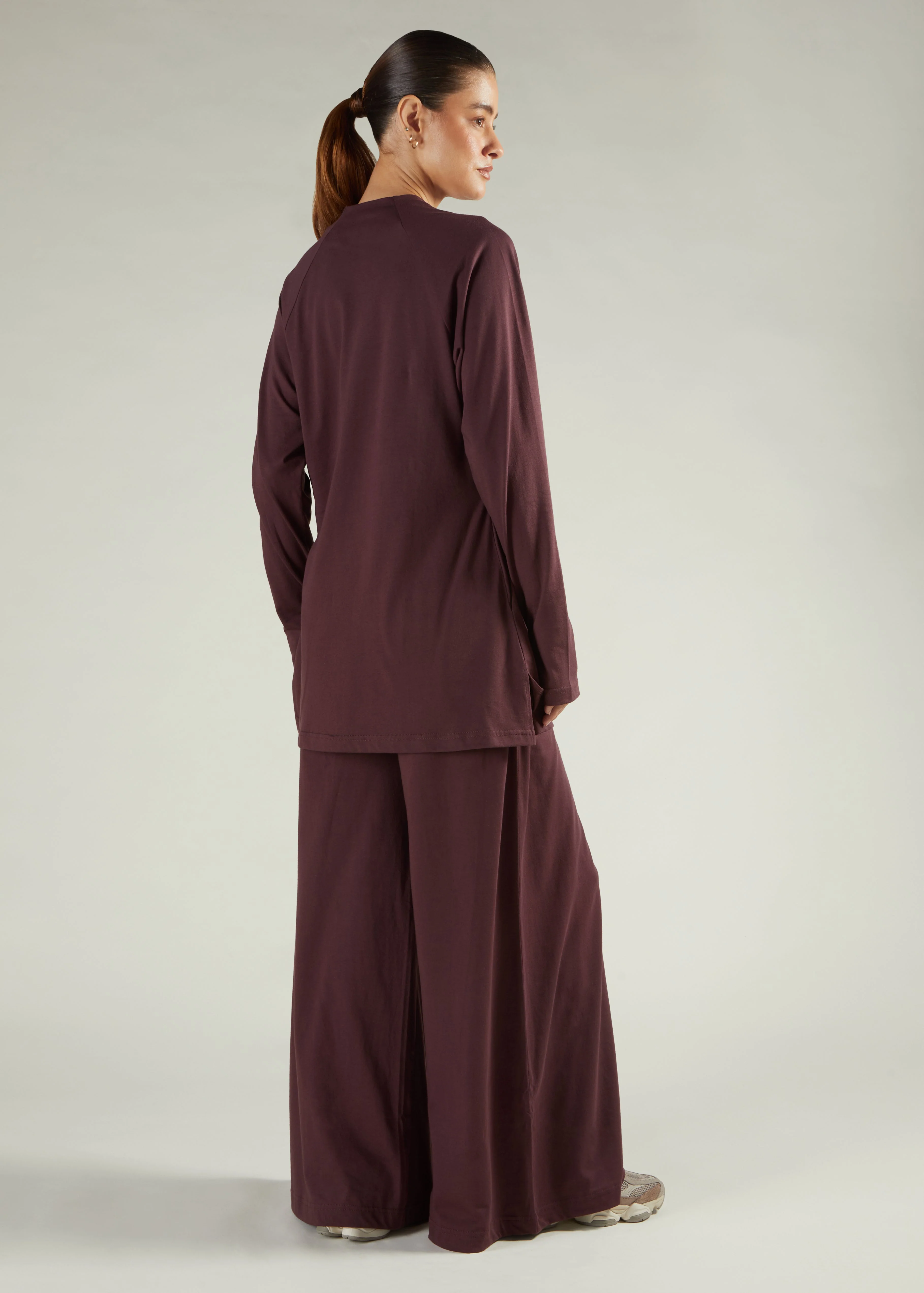 Active Co-Ord Set Brown - Image 3