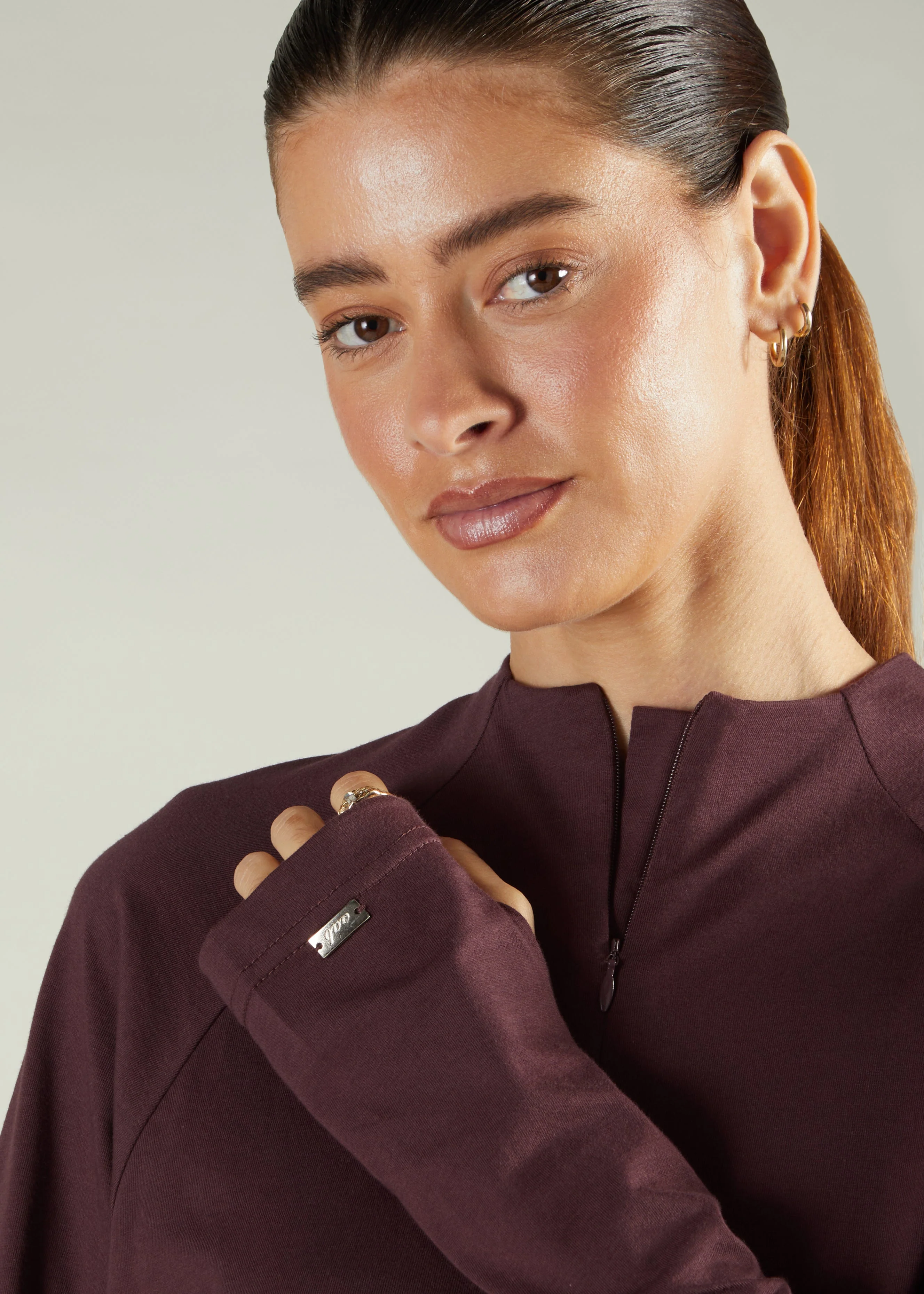 Active Co-Ord Set Brown - Image 4