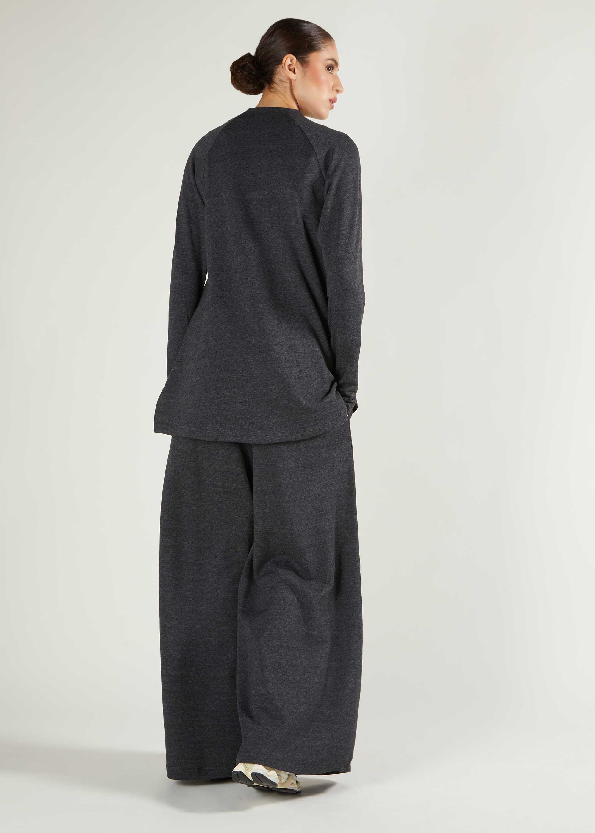 Active Co-ord Set Charcoal - Image 4