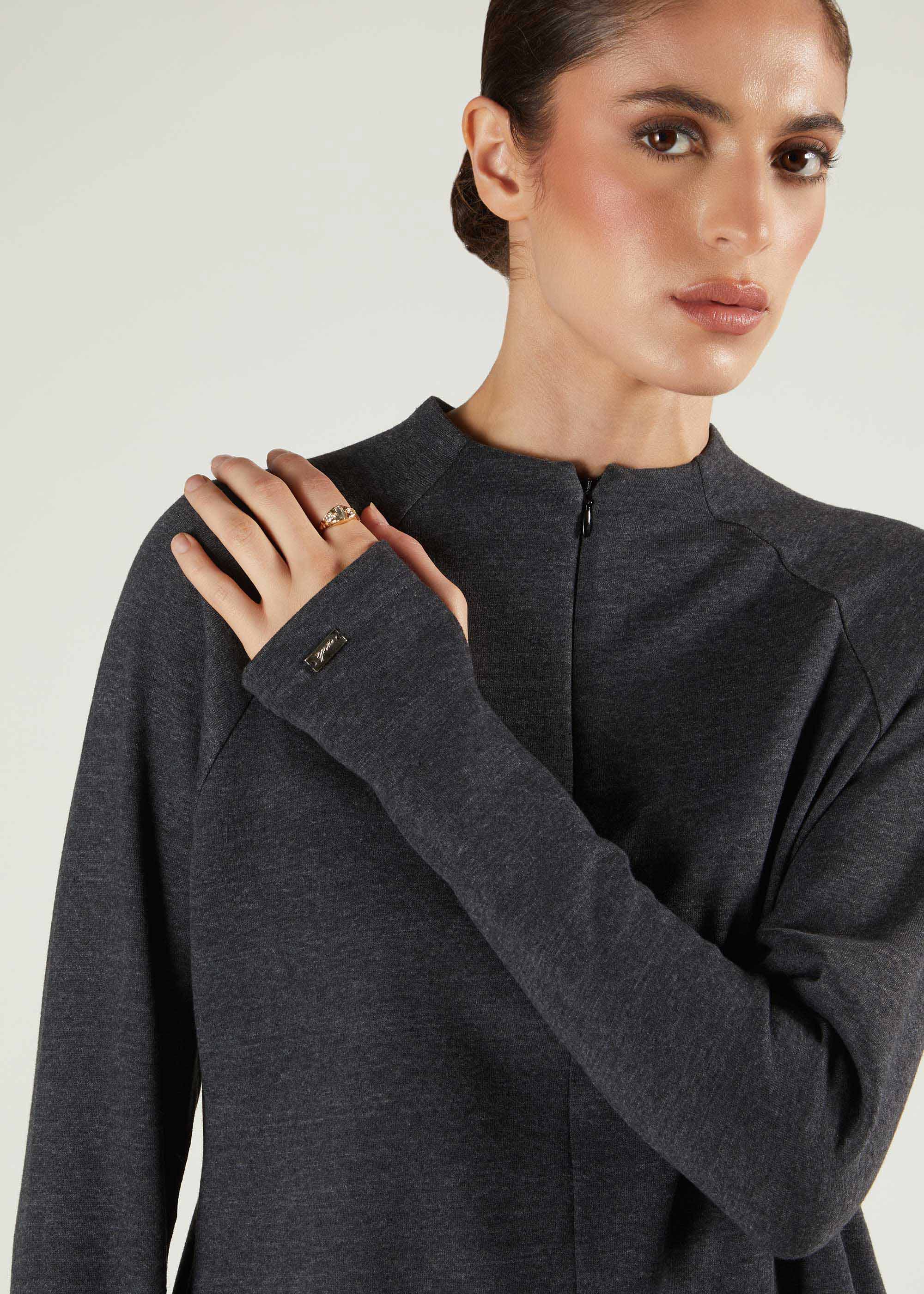 Active Co-ord Set Charcoal - Image 6