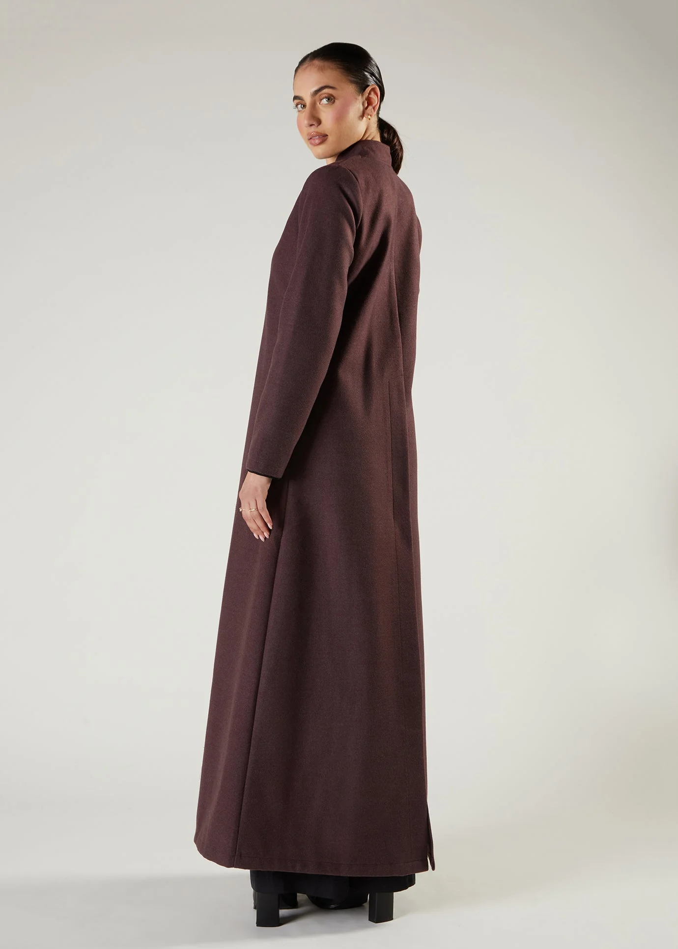 Amie Coat Plum - Image 3