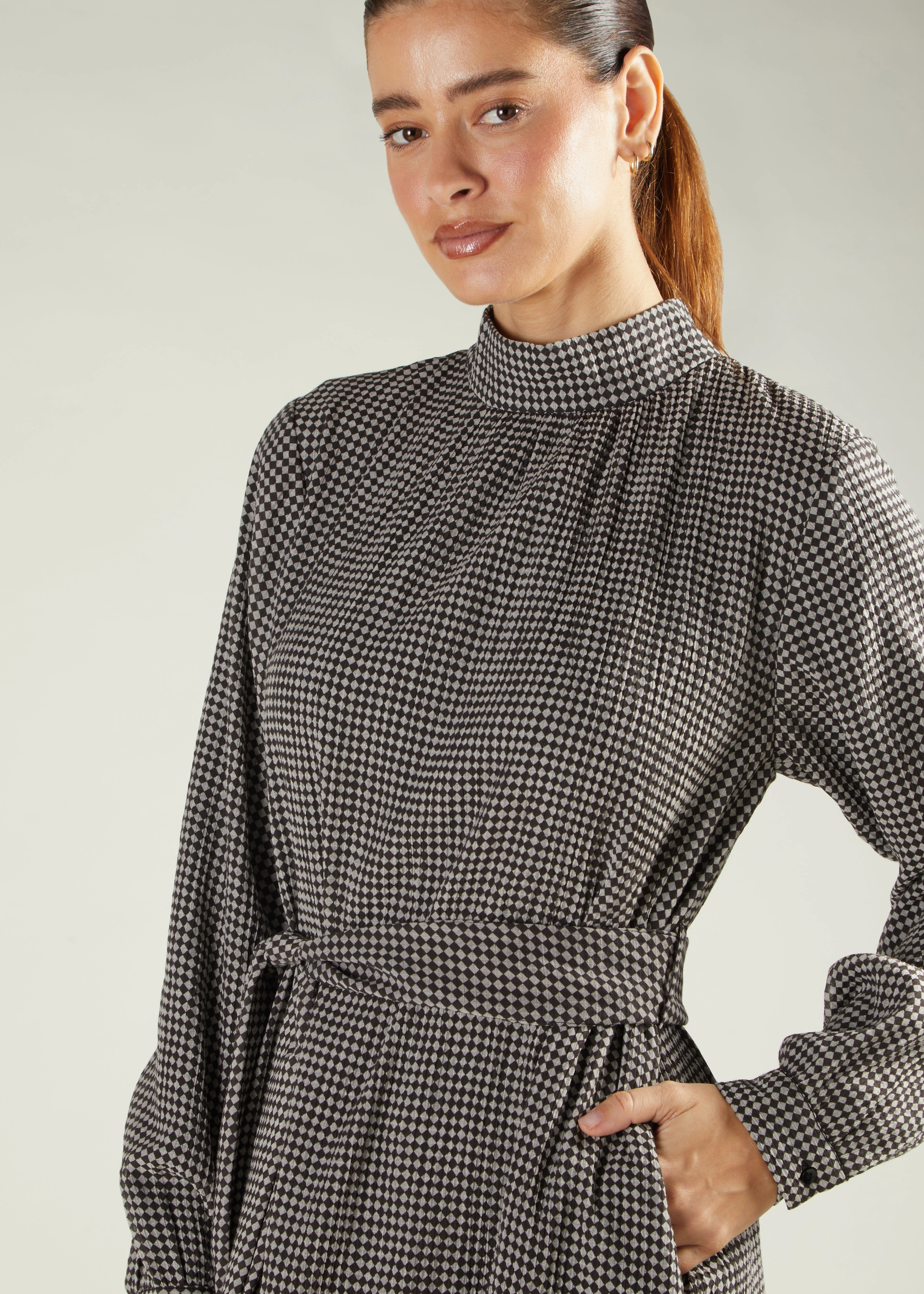 Argyle Maxi Dress - Image 4