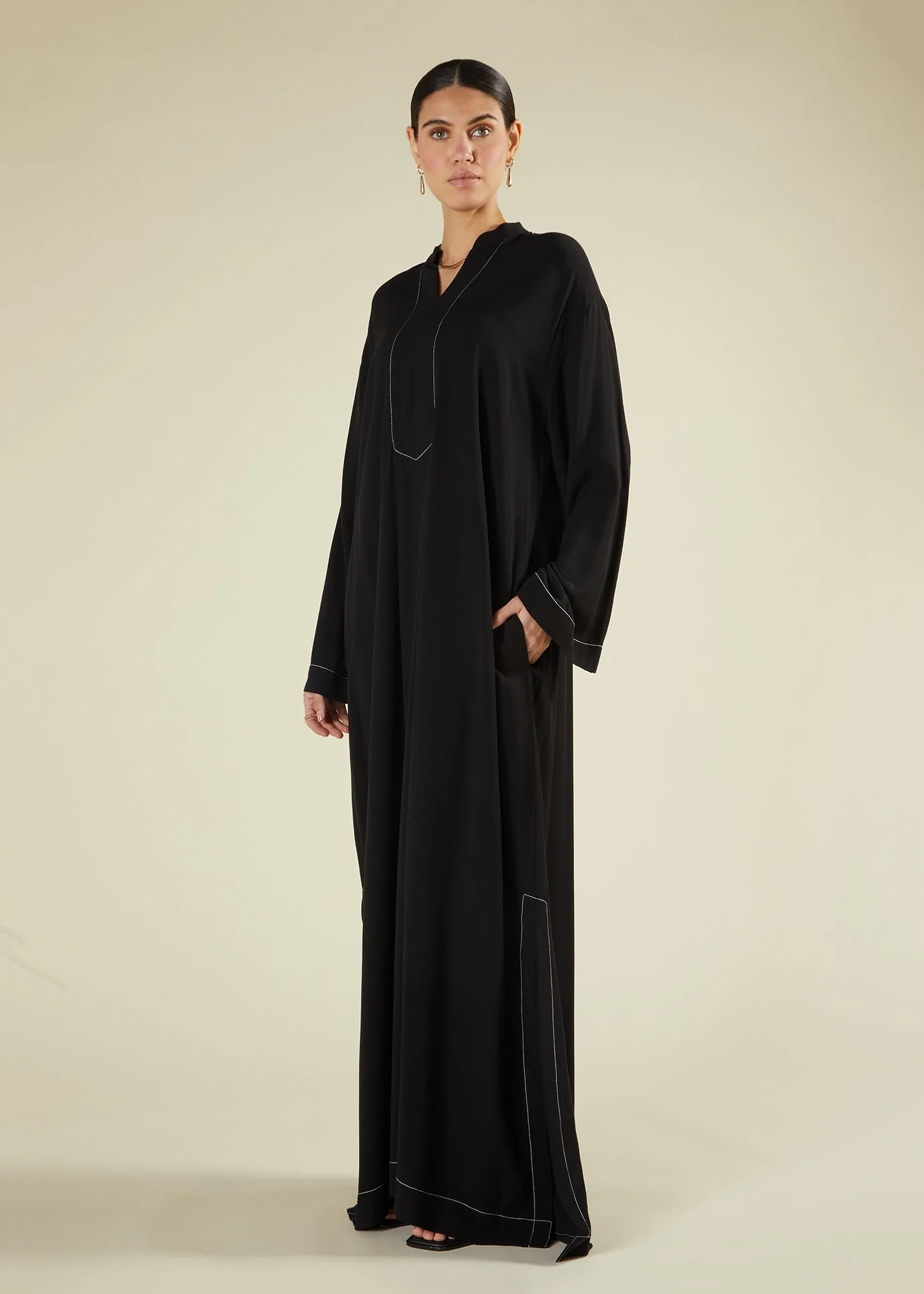 Black Boski Abaya - Image 3