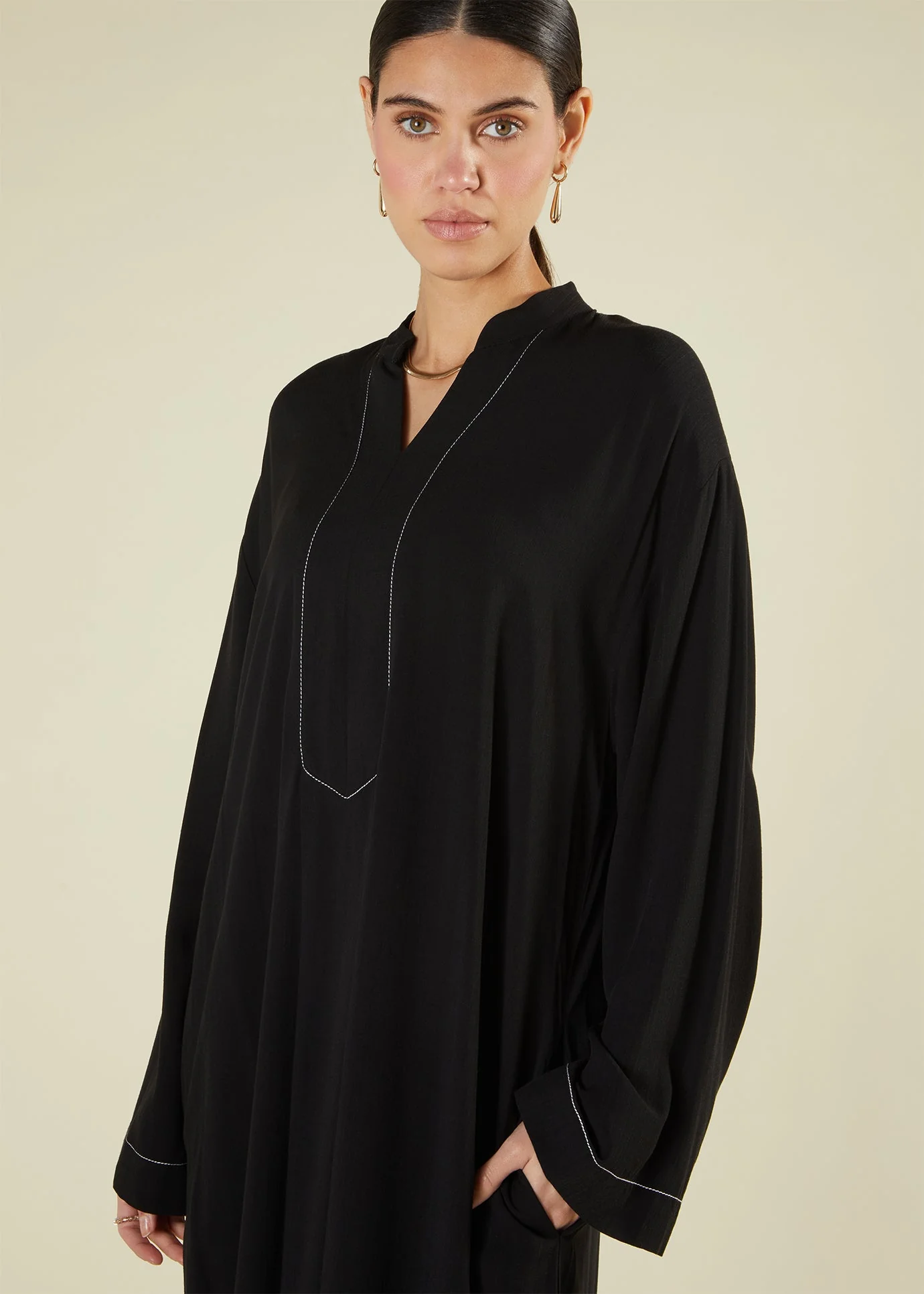 Black Boski Abaya - Image 7
