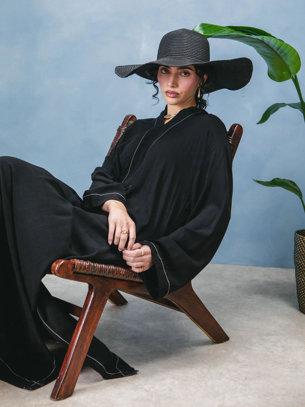 Black Boski Abaya - Image 8
