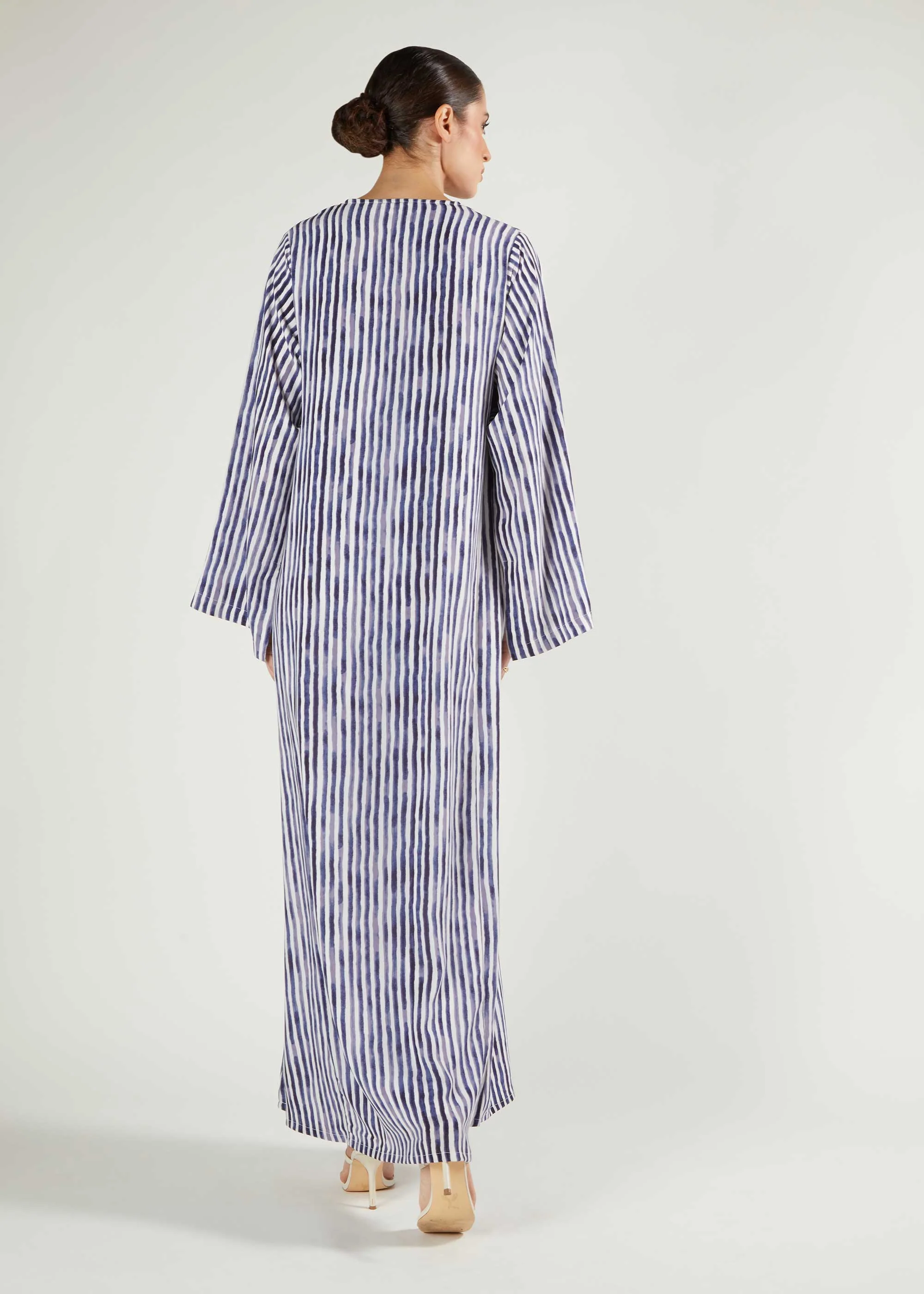 Blue Stripe Kaftan - Image 3