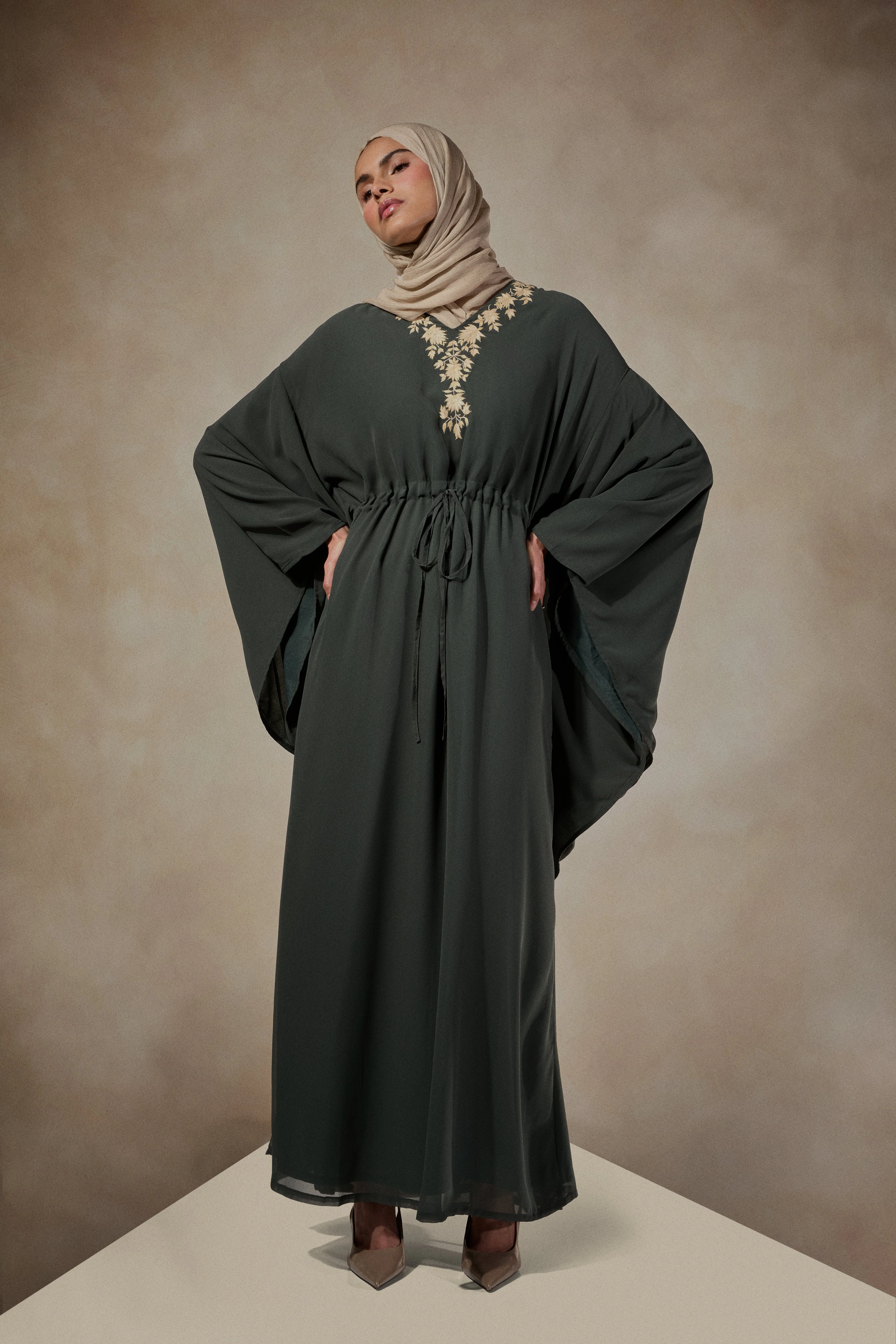 Cascade Kaftan Olive