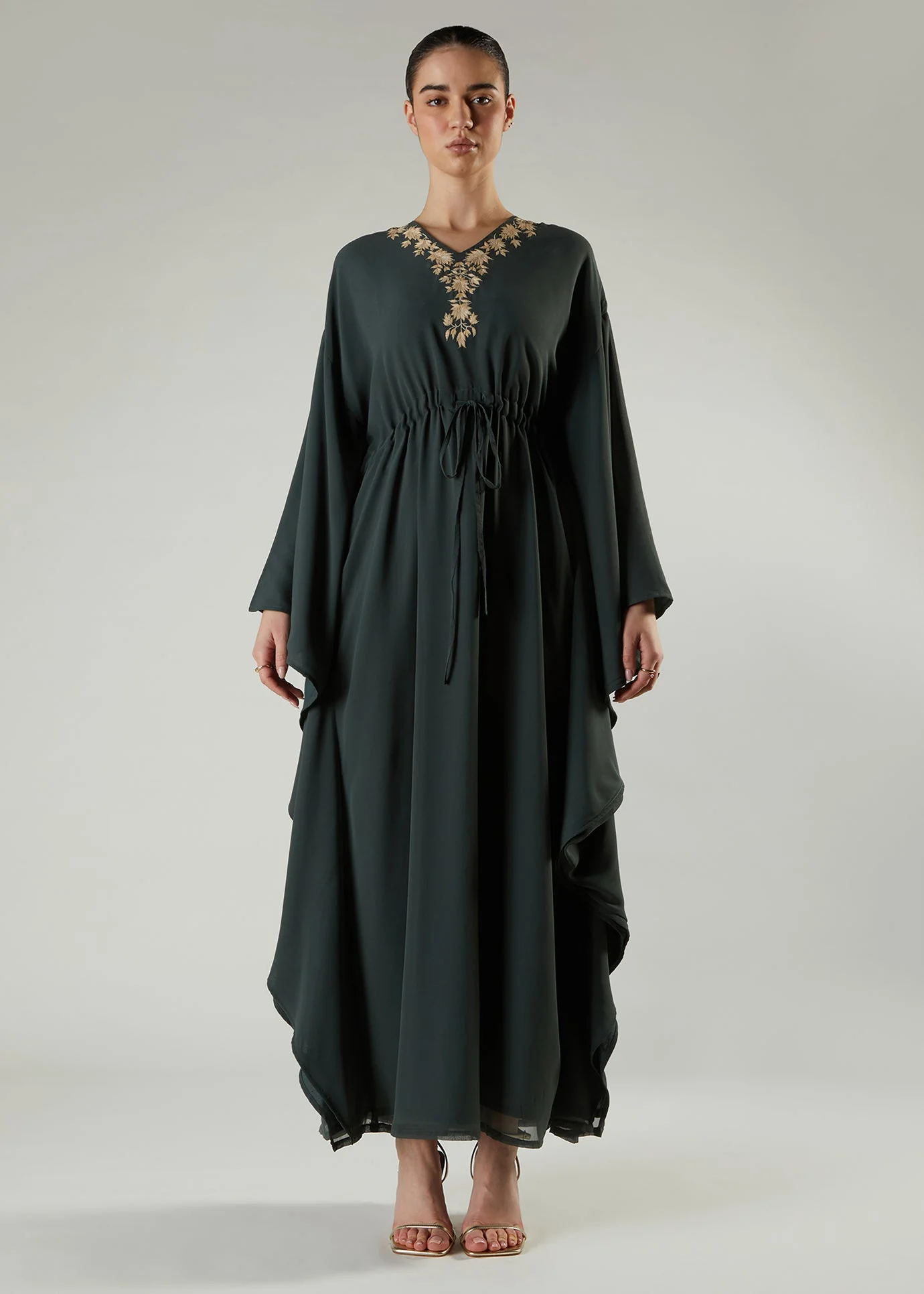 Cascade Kaftan Olive - Image 2