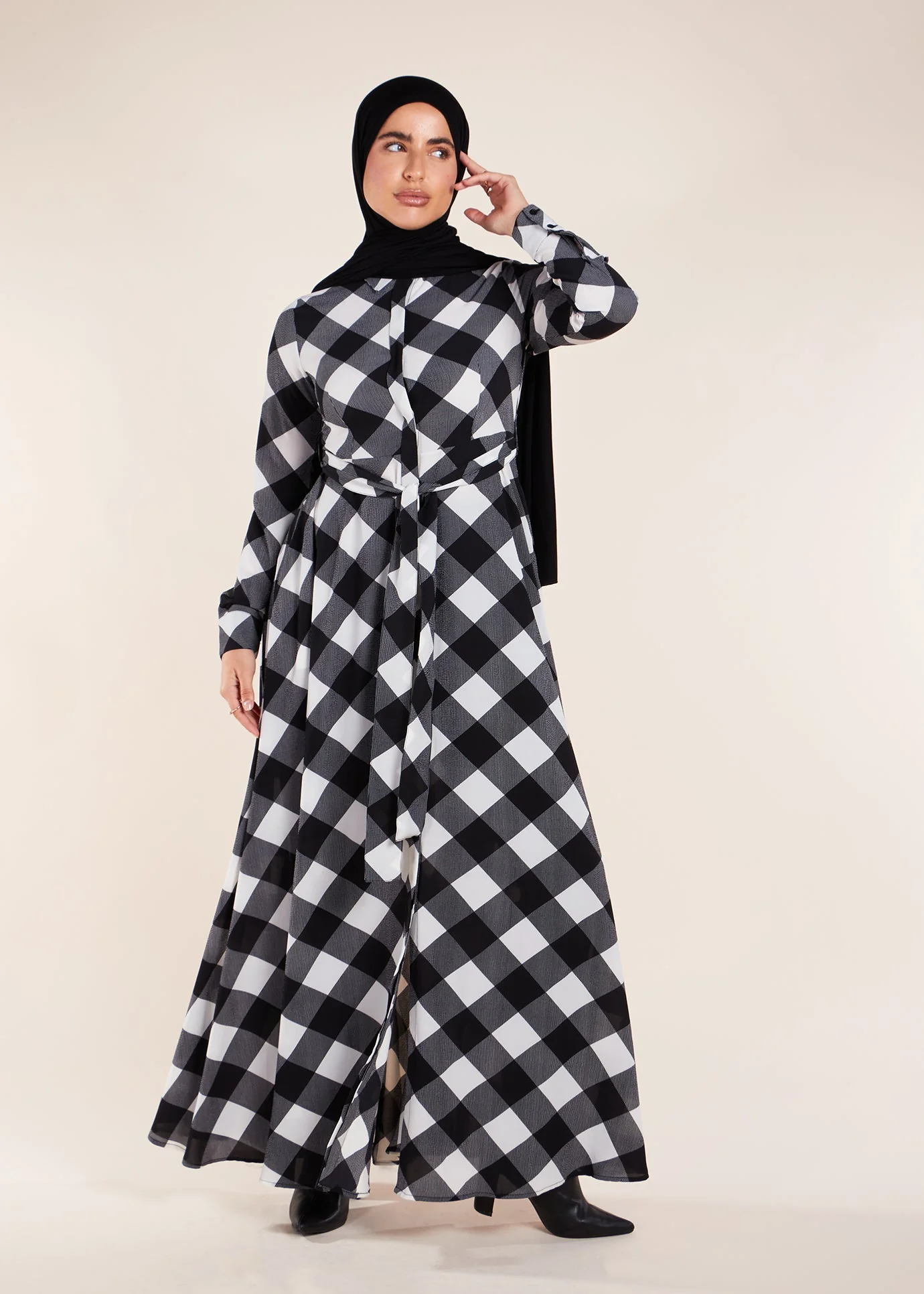 Chess Maxi Dress - Image 3