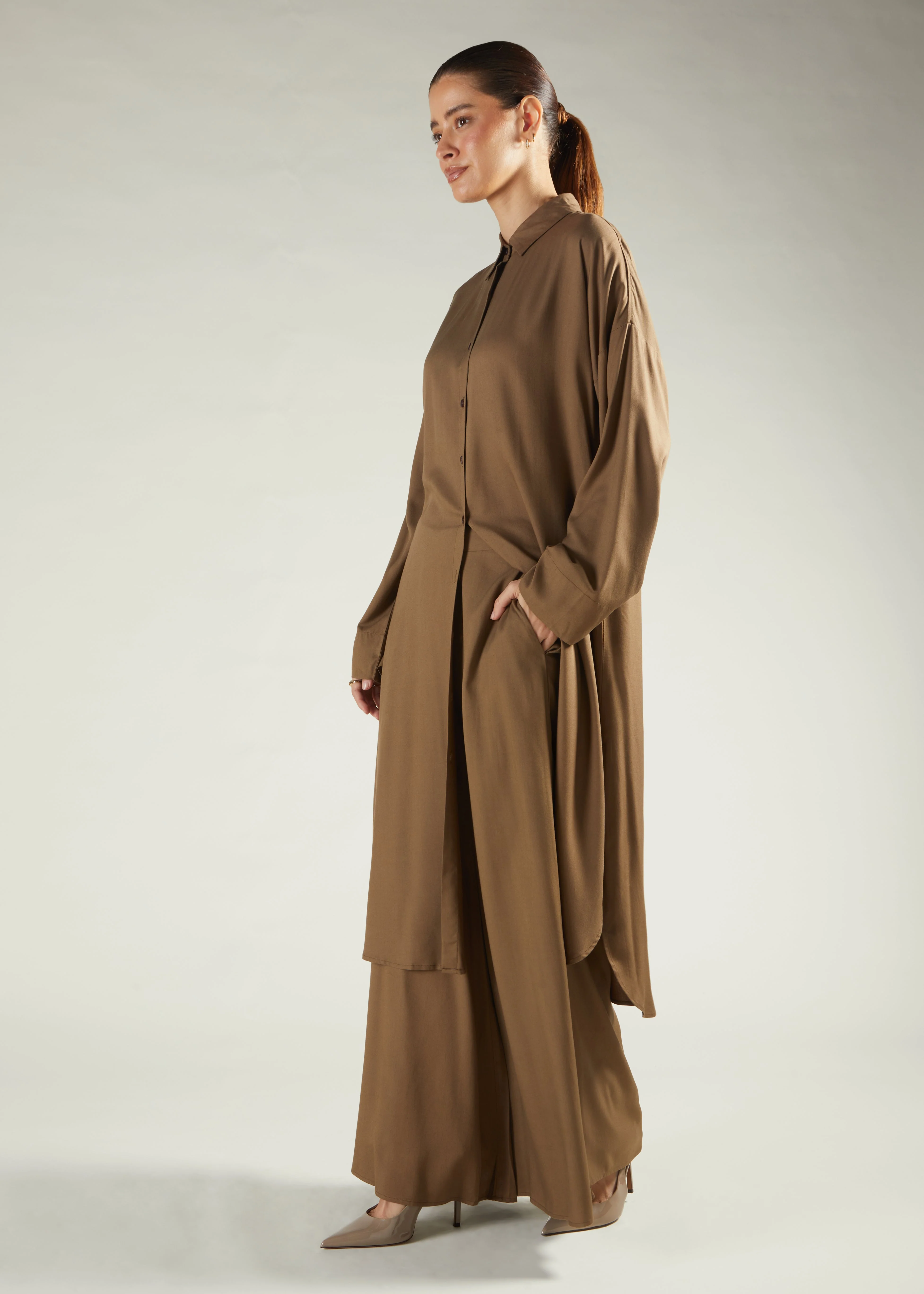 Co-Ord Set Olive - Image 2