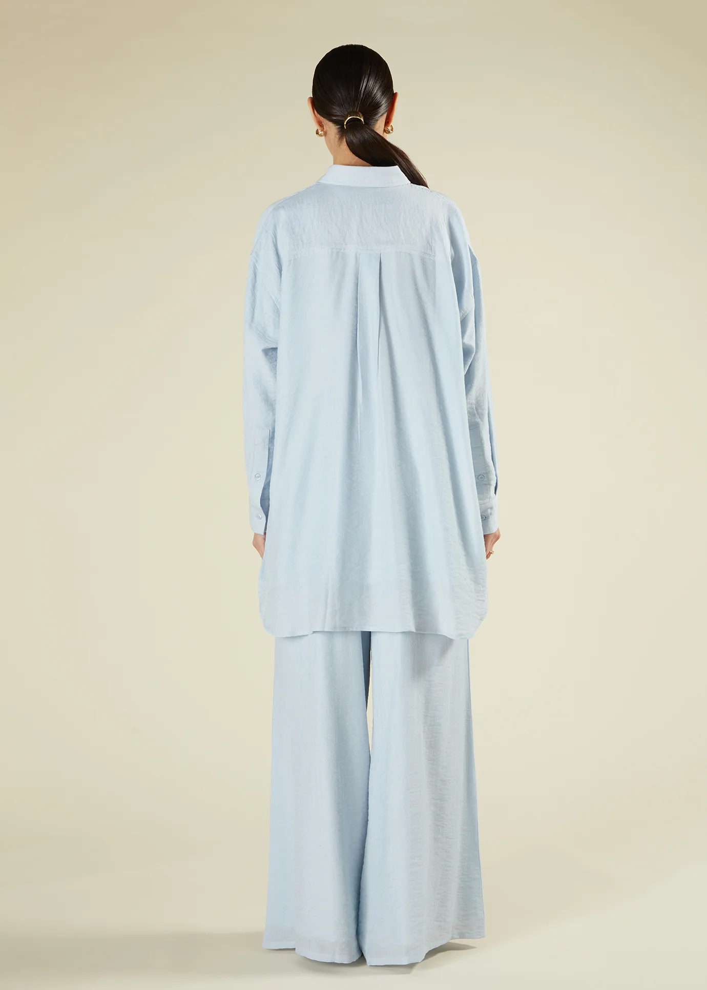 Cotton Co-Ord Set Sky Blue - Image 3
