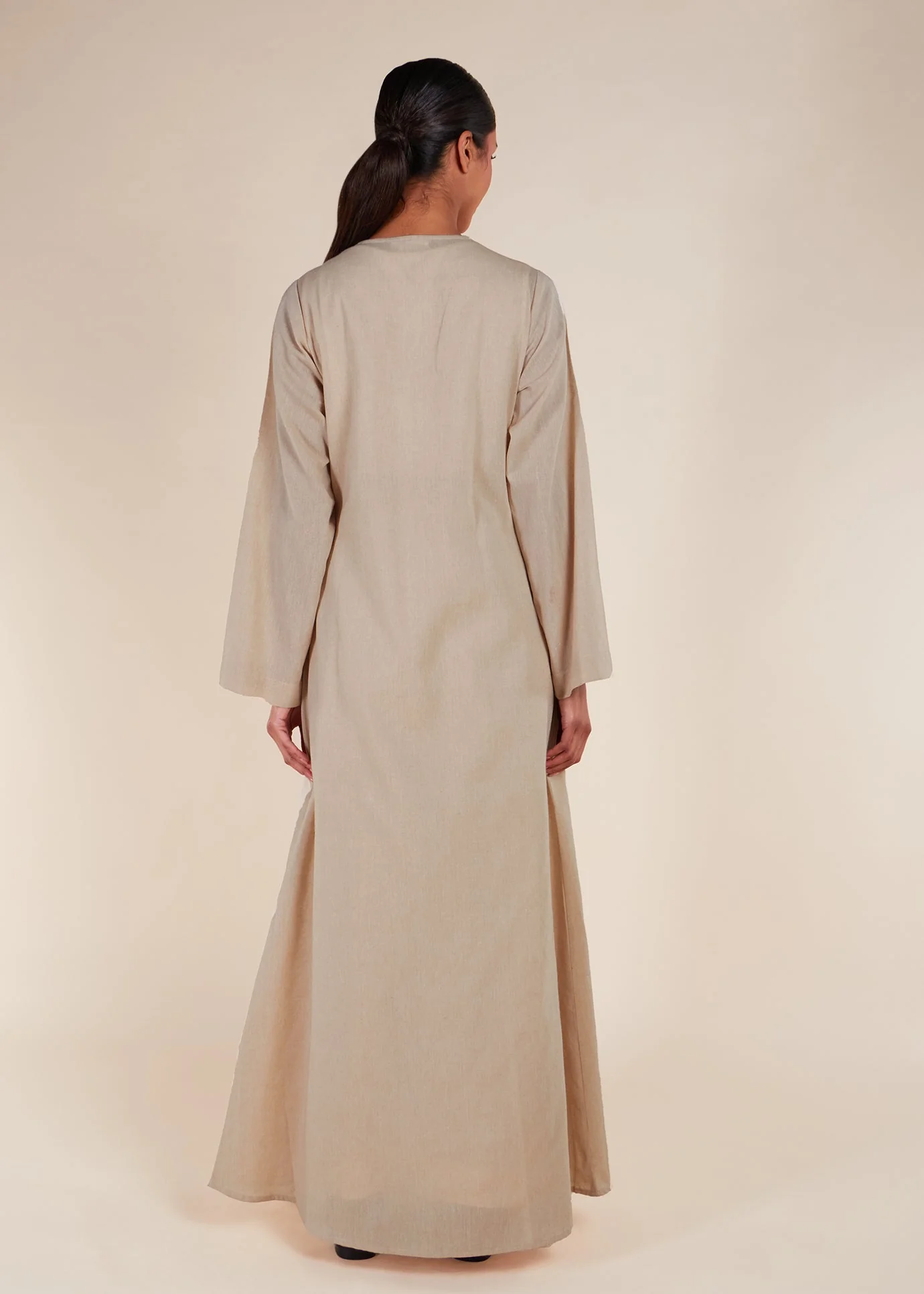Cotton Wrap Abaya - Image 6