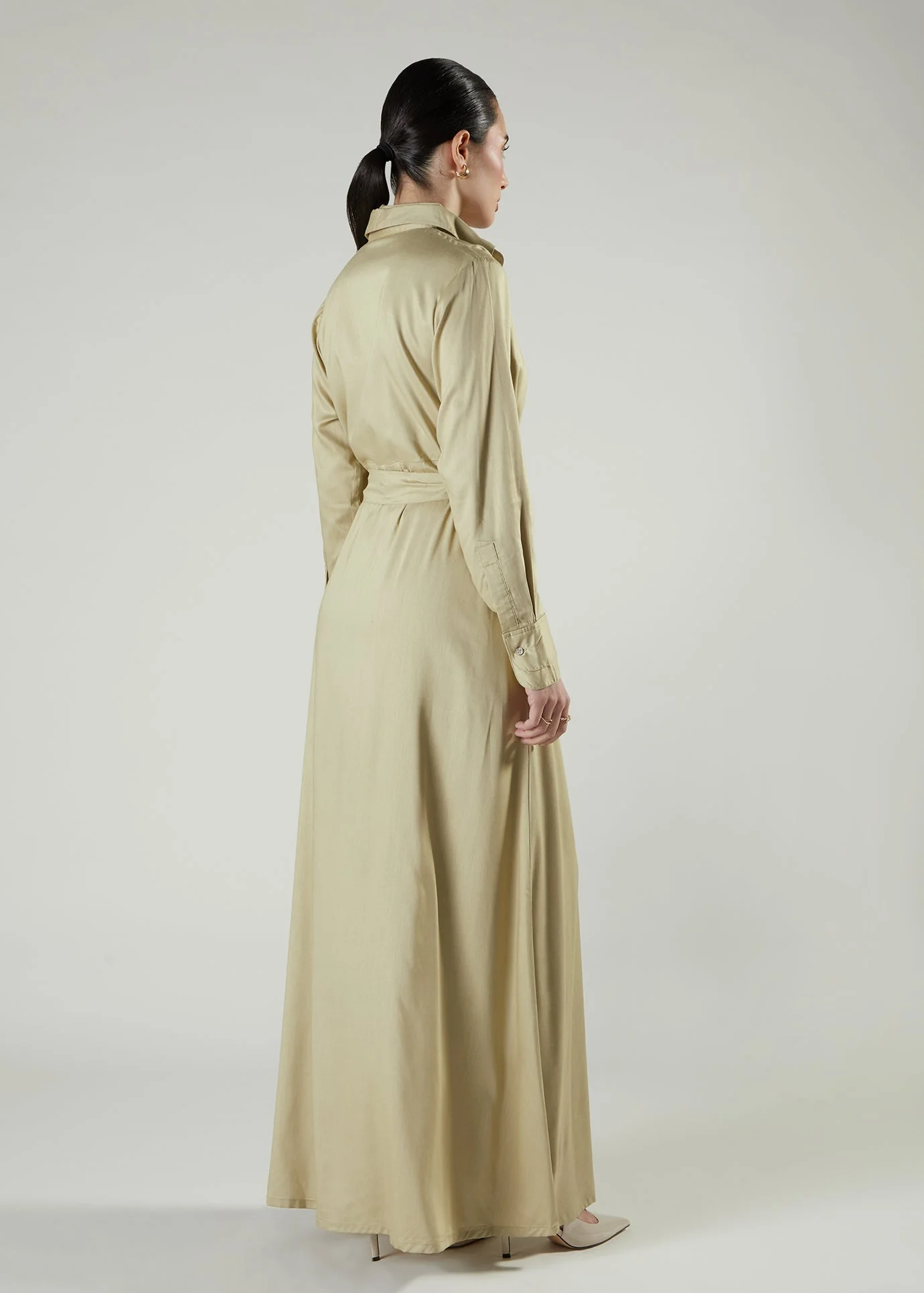 Double Collar Maxi Pewter - Image 3