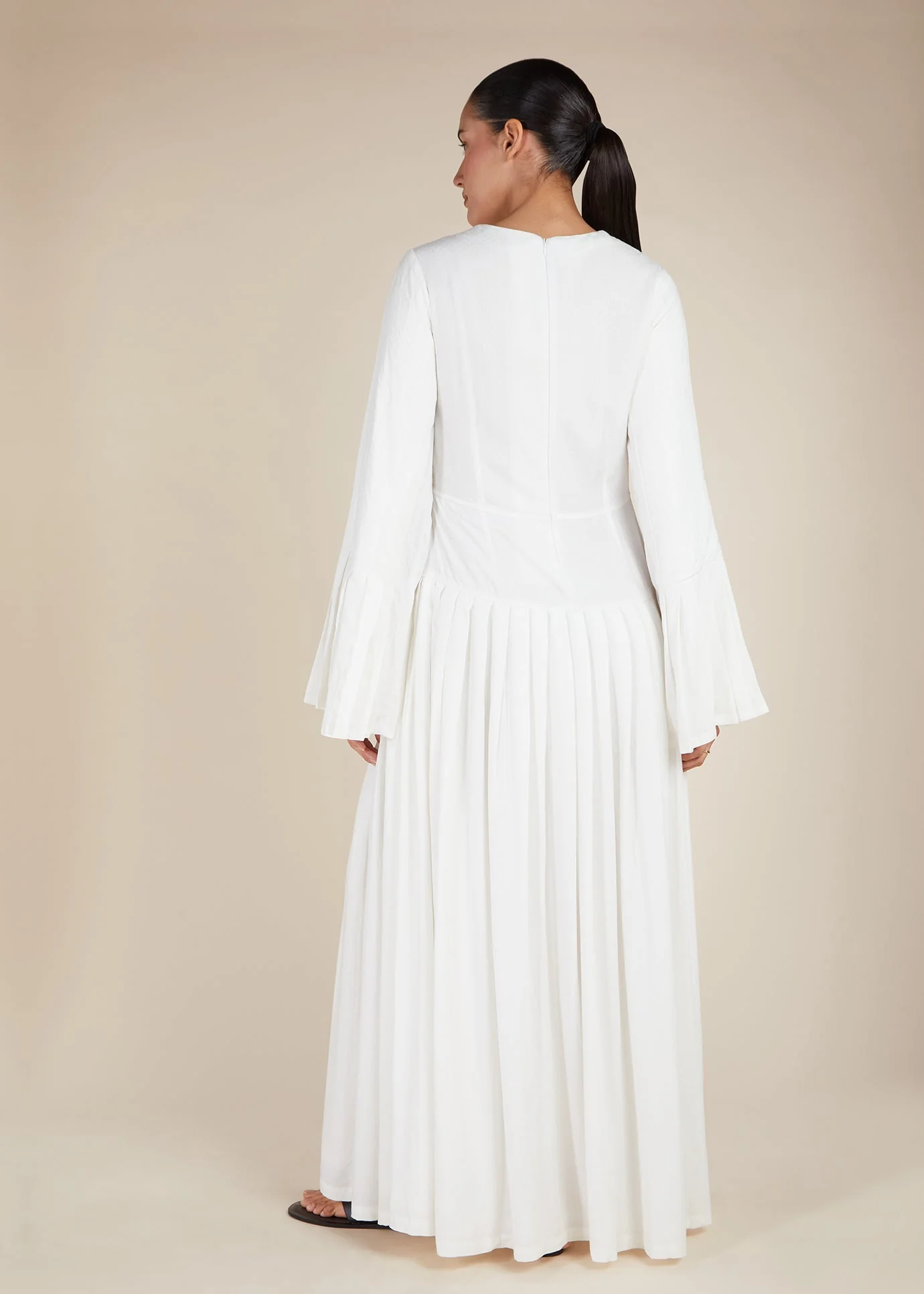 Fan Sleeve Maxi White - Final Sale - Image 10
