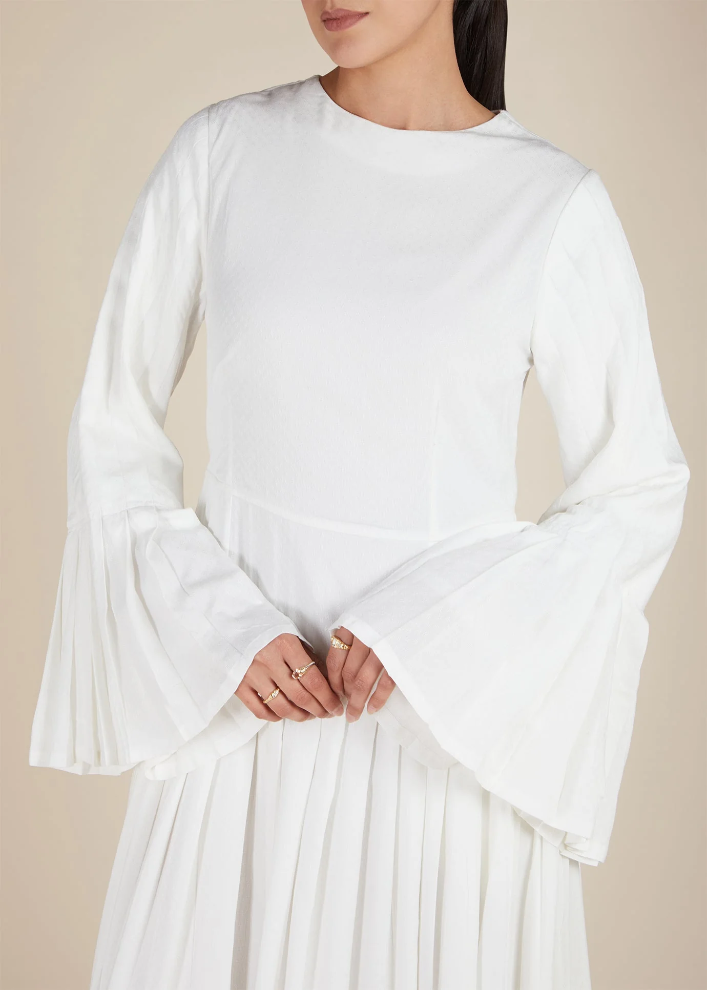 Fan Sleeve Maxi White - Final Sale - Image 11