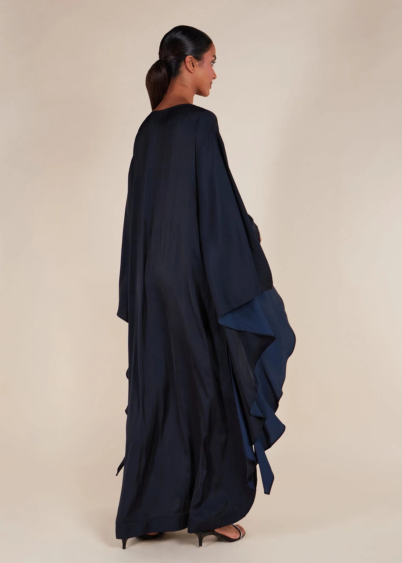 Floaty Kaftan Navy - Image 4