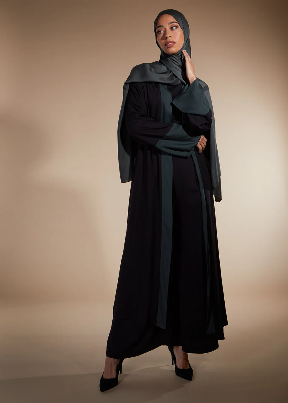 Full Slip Black Twill - Image 9