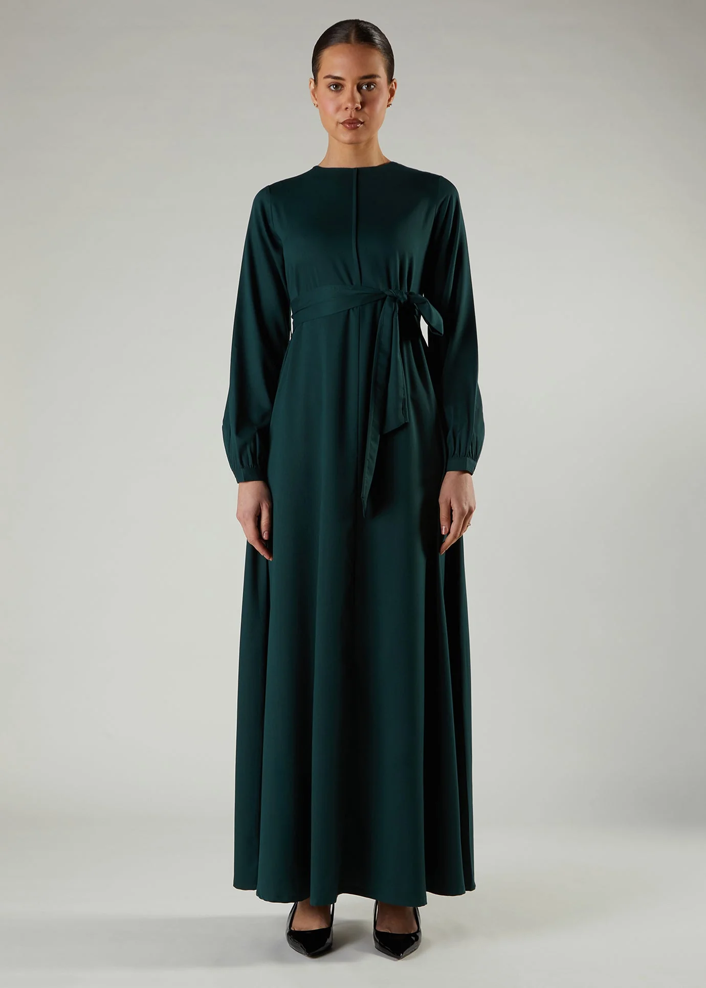 Green Seam Abaya - Image 3