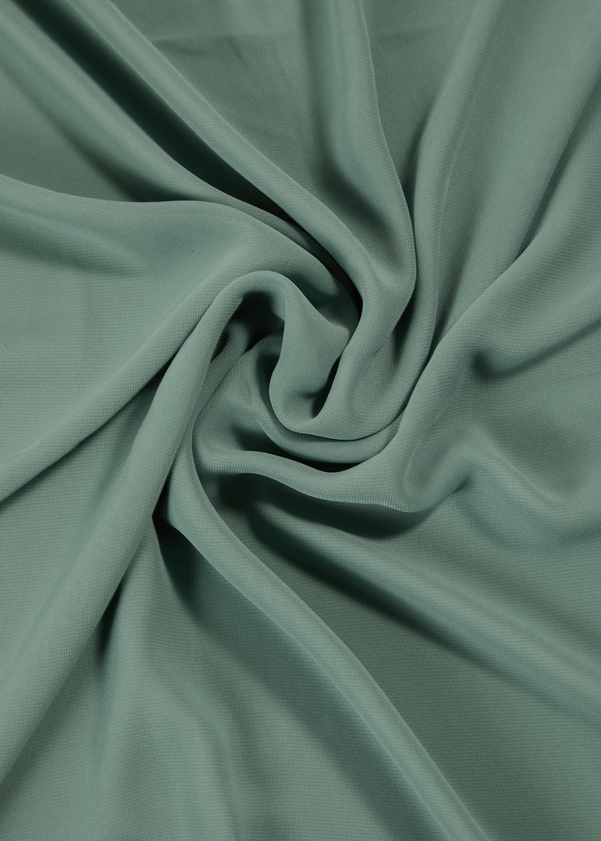 Grey Sage Chiffon Hijab