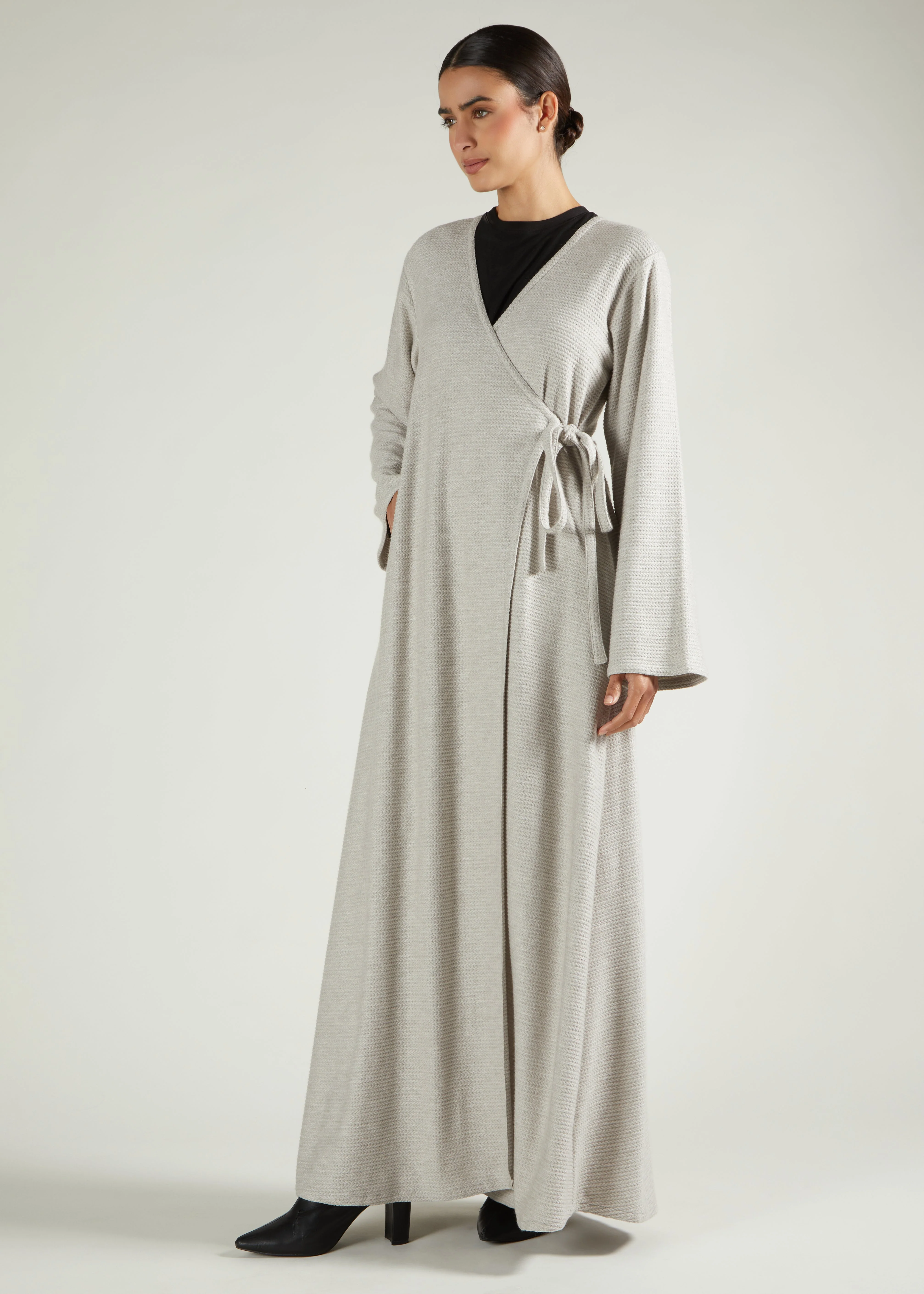 Knitted Wrap Maxi - Final Sale