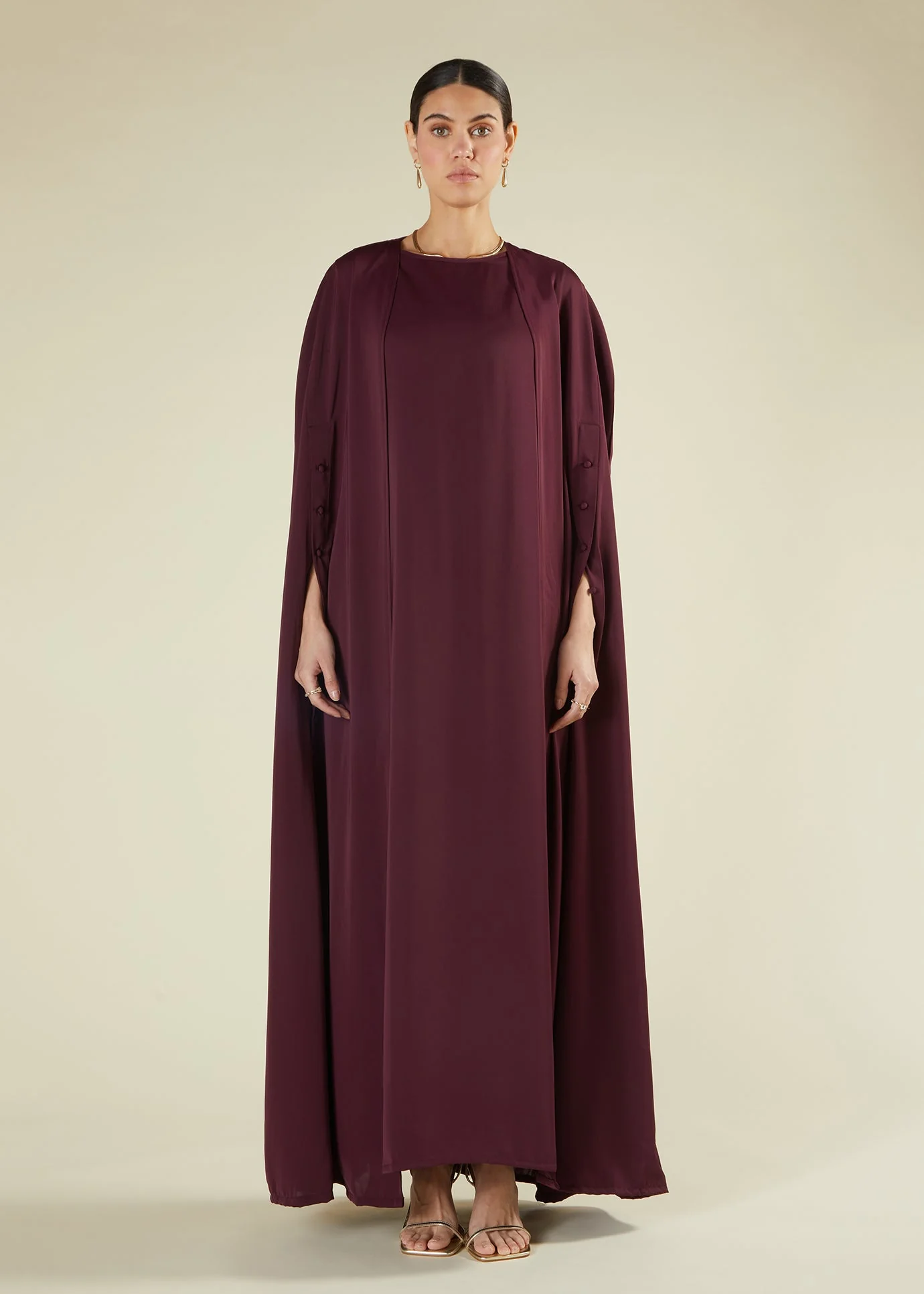 Lamia Open Kaftan Set - Image 2