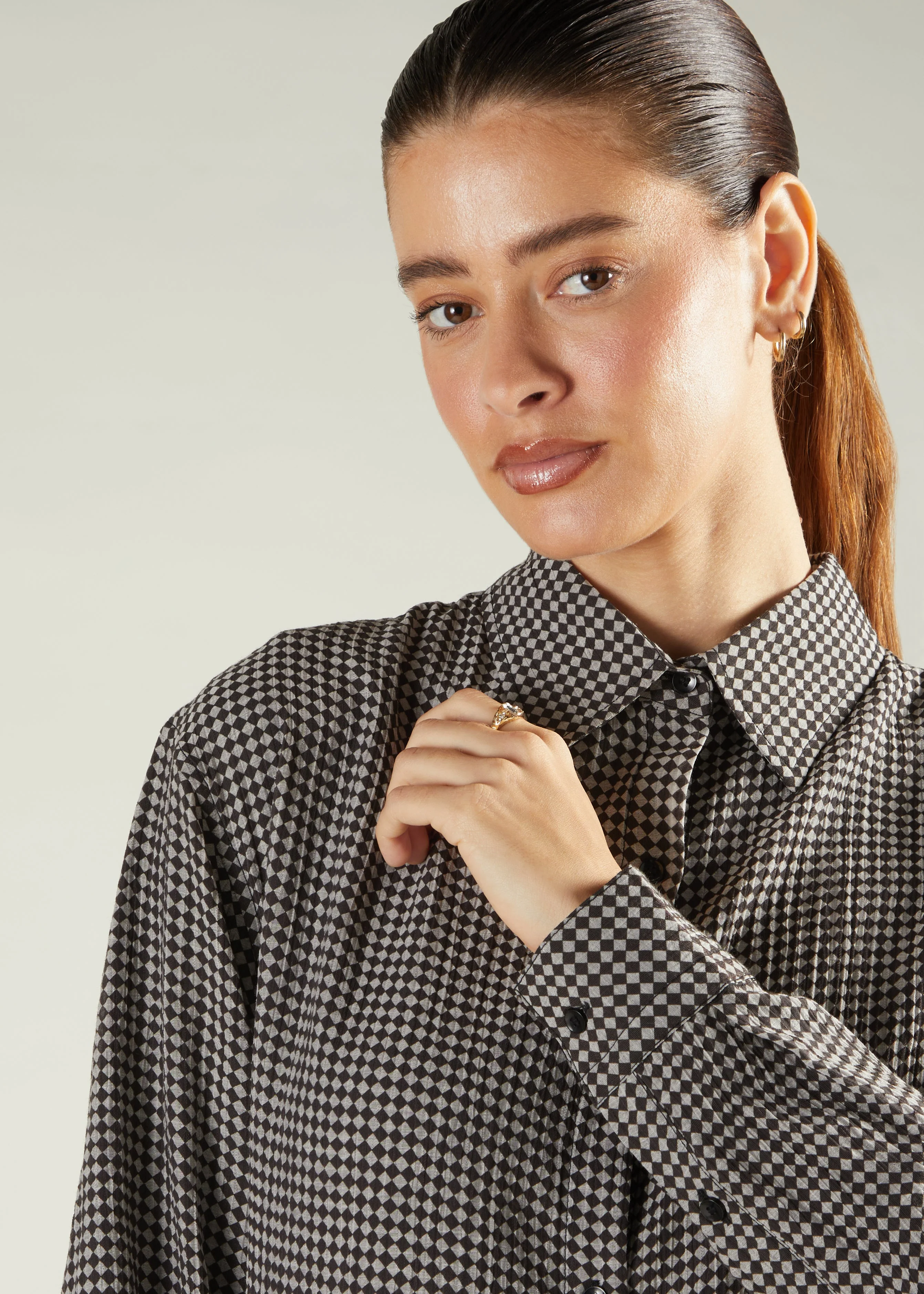 Long Shirt Argyle - Image 3