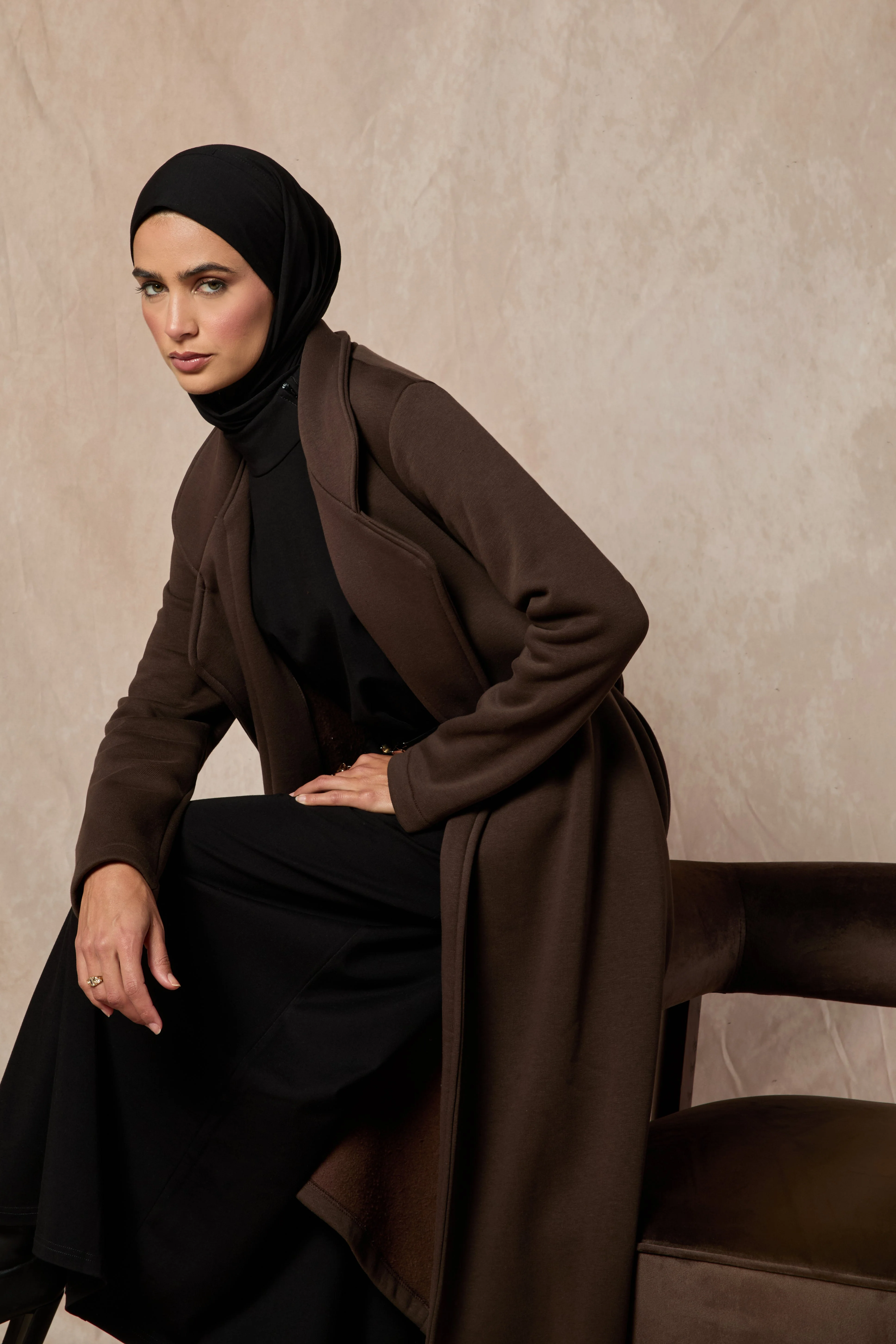 Mara Coat Dark Brown - Final Sale - Image 2