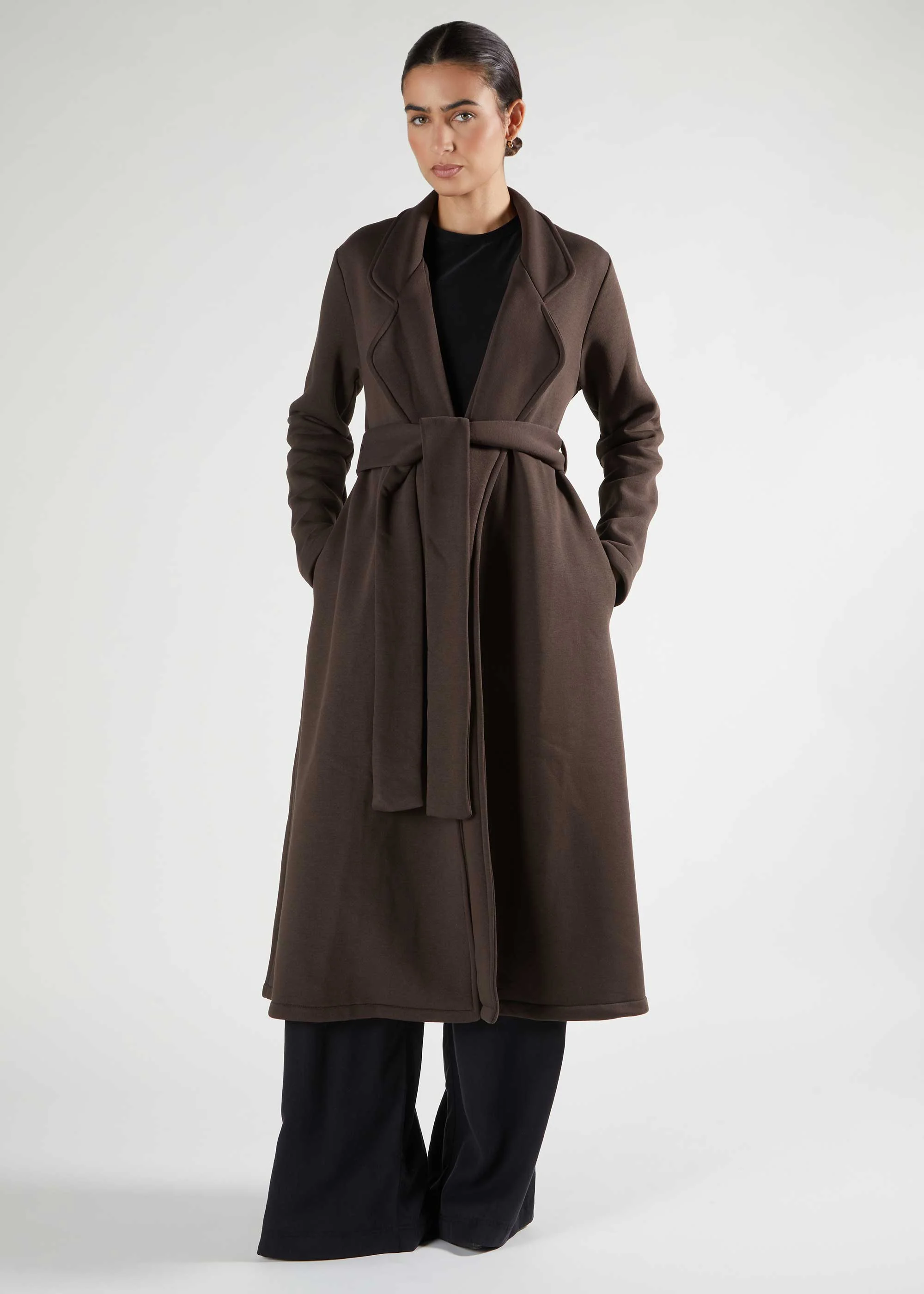 Mara Coat Dark Brown - Final Sale - Image 4