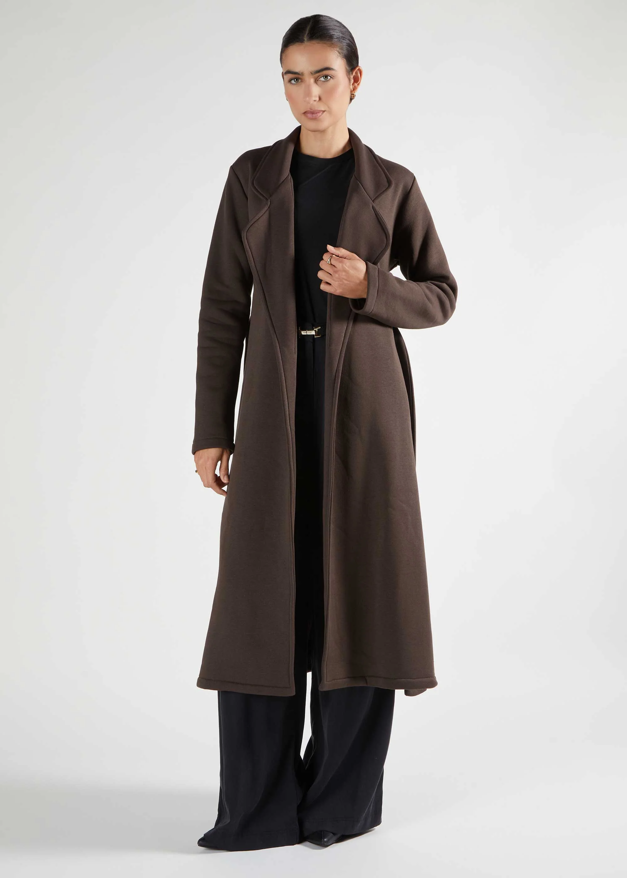 Mara Coat Dark Brown - Final Sale - Image 5