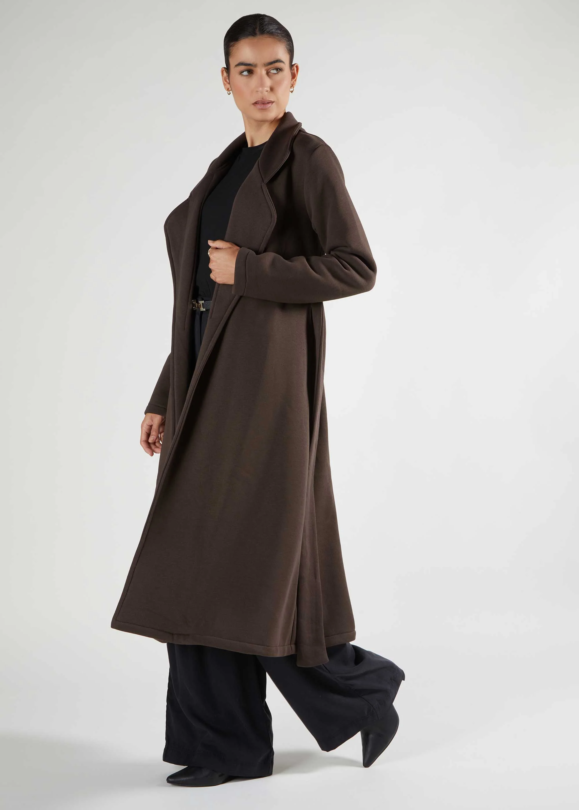 Mara Coat Dark Brown - Final Sale - Image 7