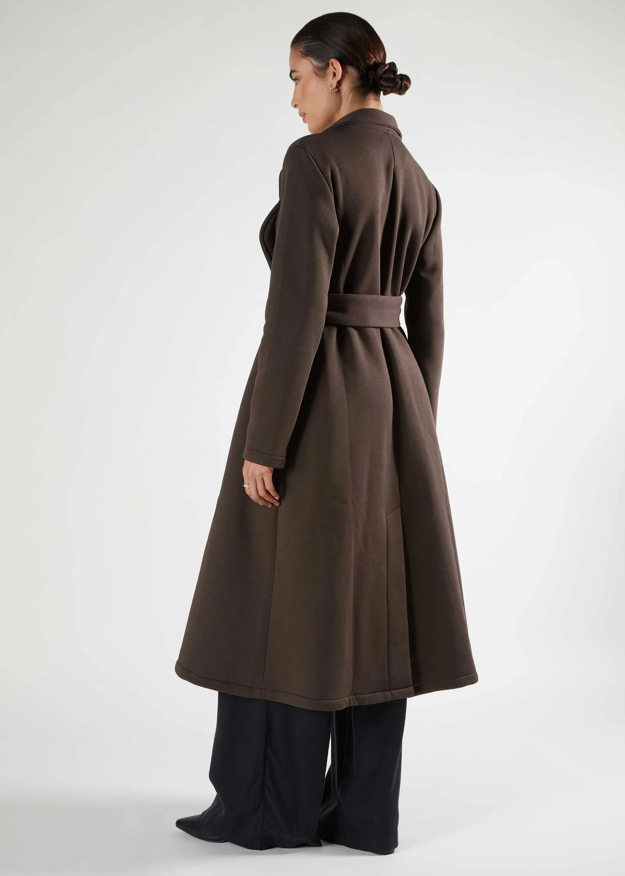 Mara Coat Dark Brown - Final Sale - Image 8