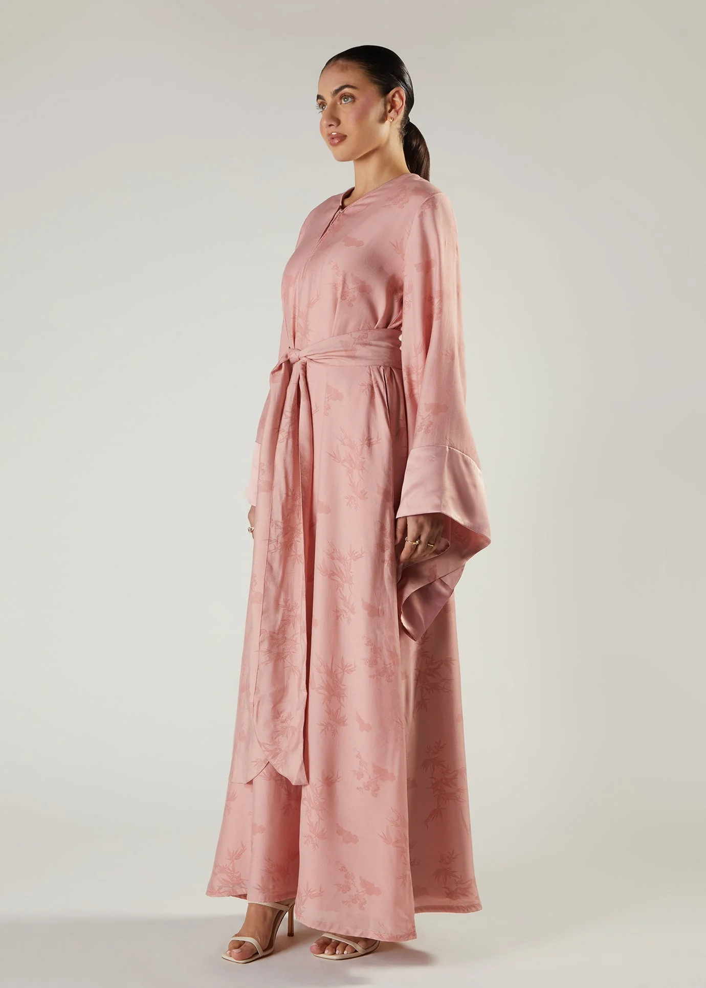 Pink Orient Abaya - Image 2