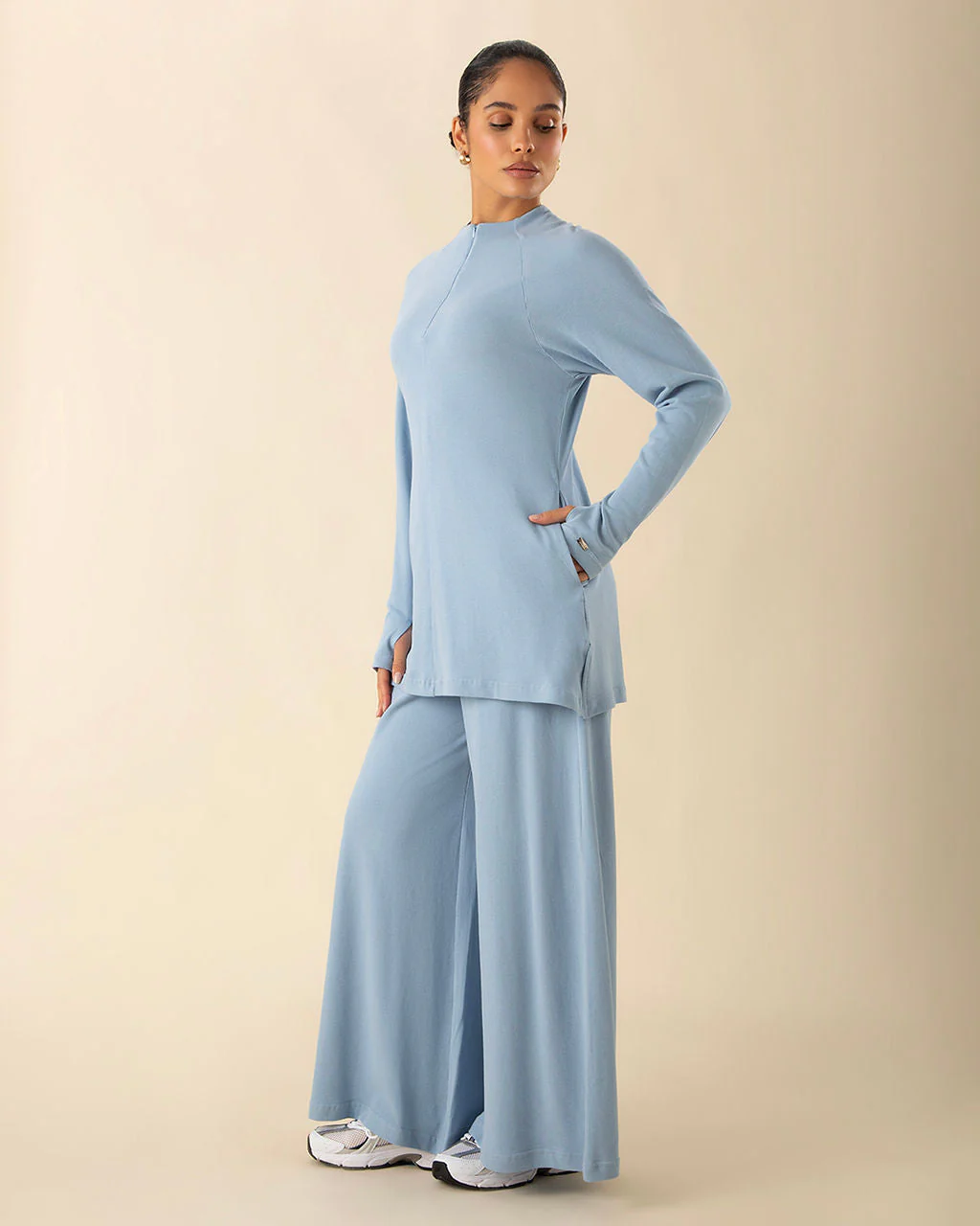 Polo Active Co-Ord Set Blue - Image 3