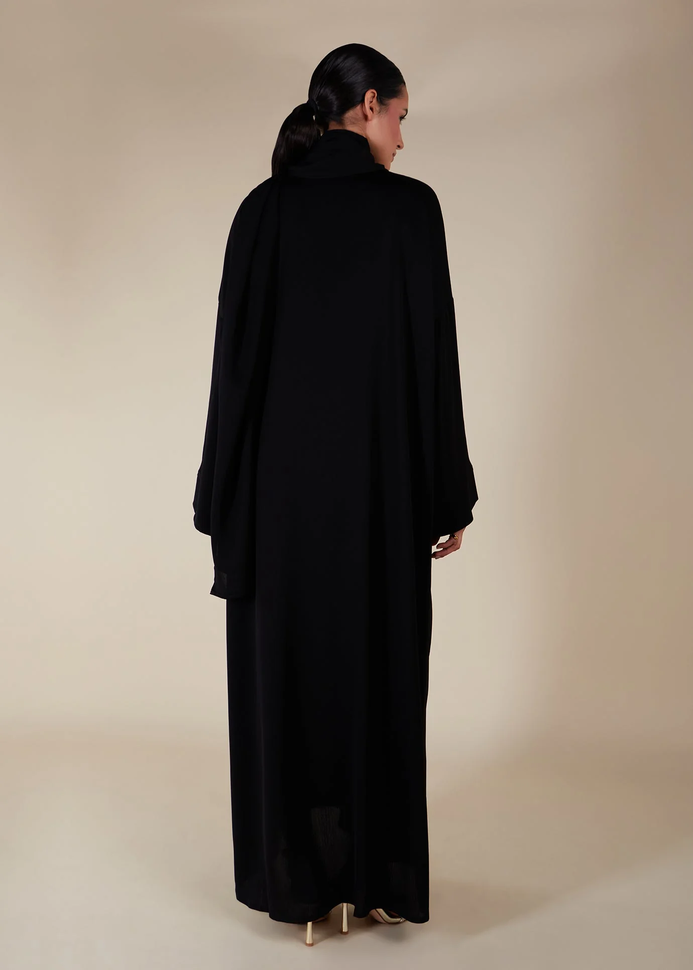 Prayer Abaya Black - Image 4