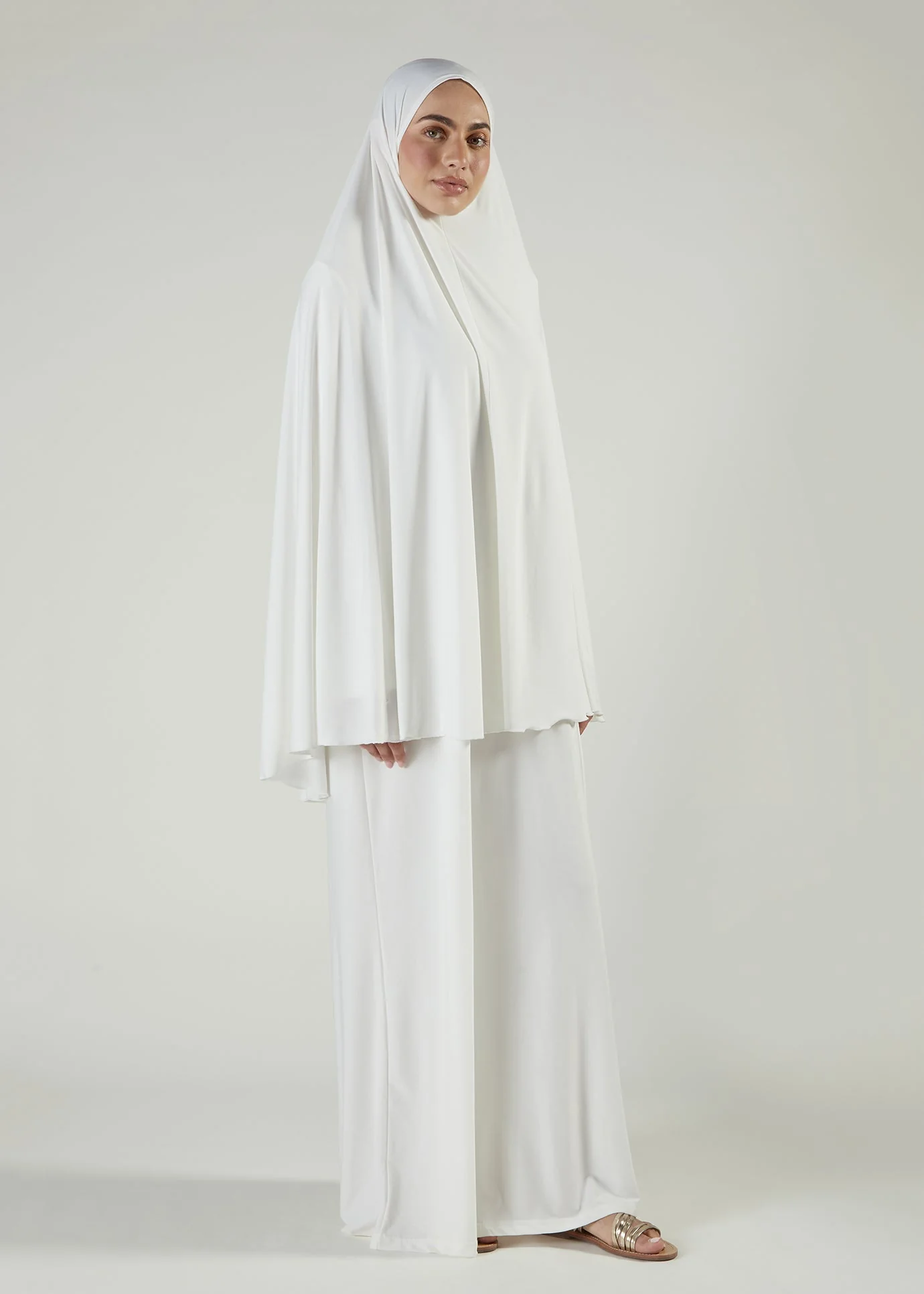 Prayer Abaya Set Ivory - Image 4