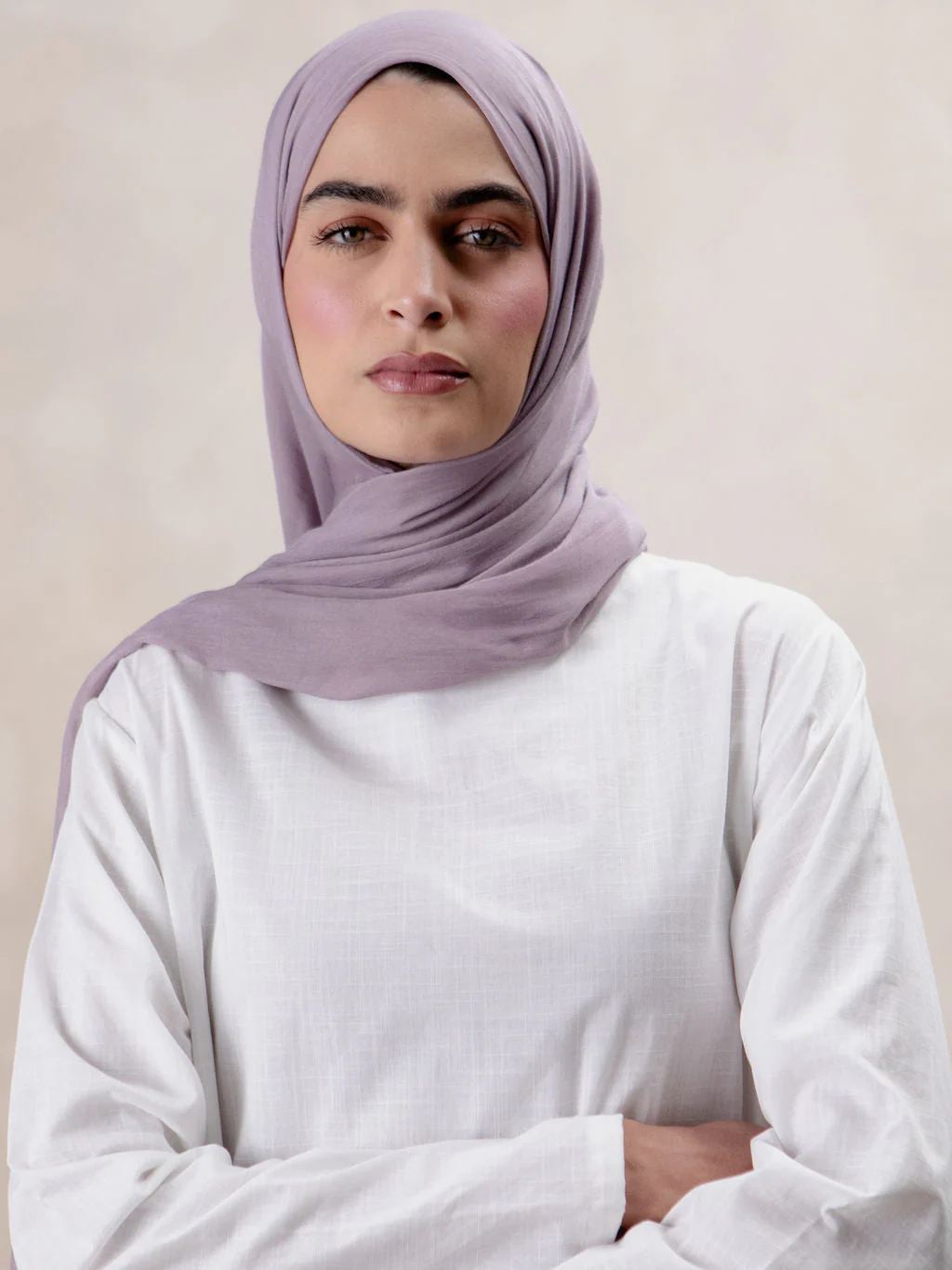 Premium Modal Hijab Lilac - Image 3