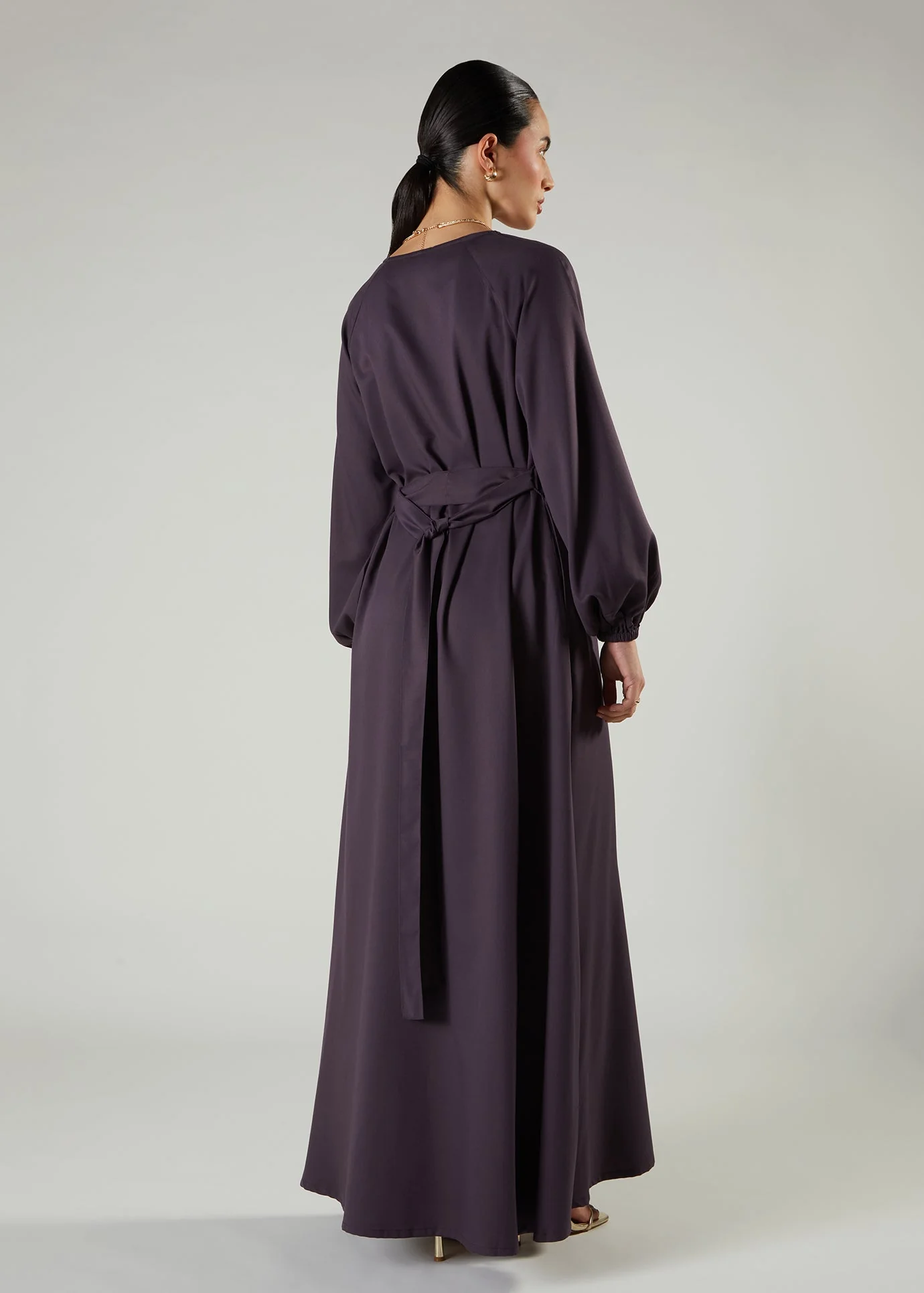 Raglan Abaya Plum - Image 3