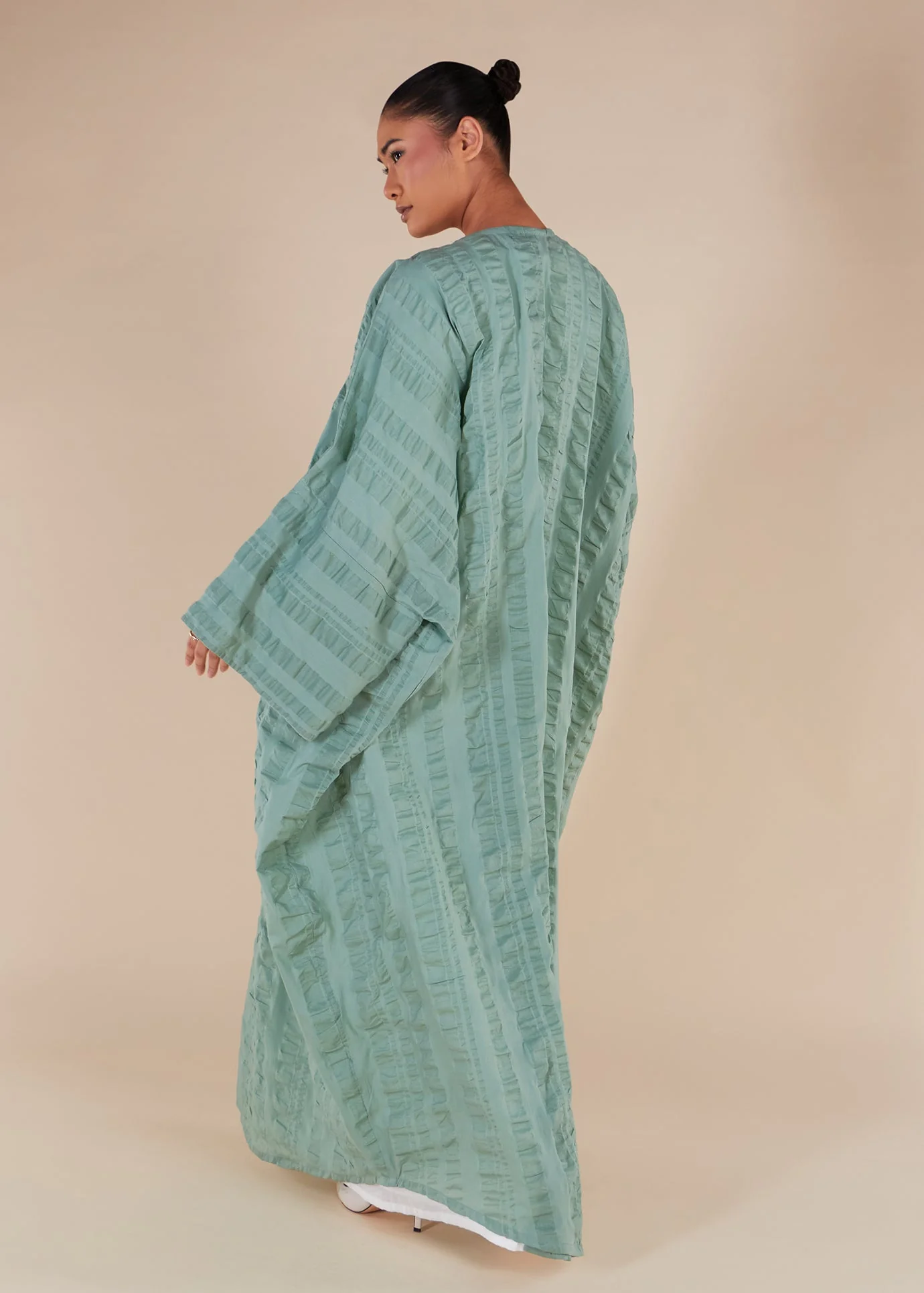 Ruffled Kimono Pistachio - Image 4