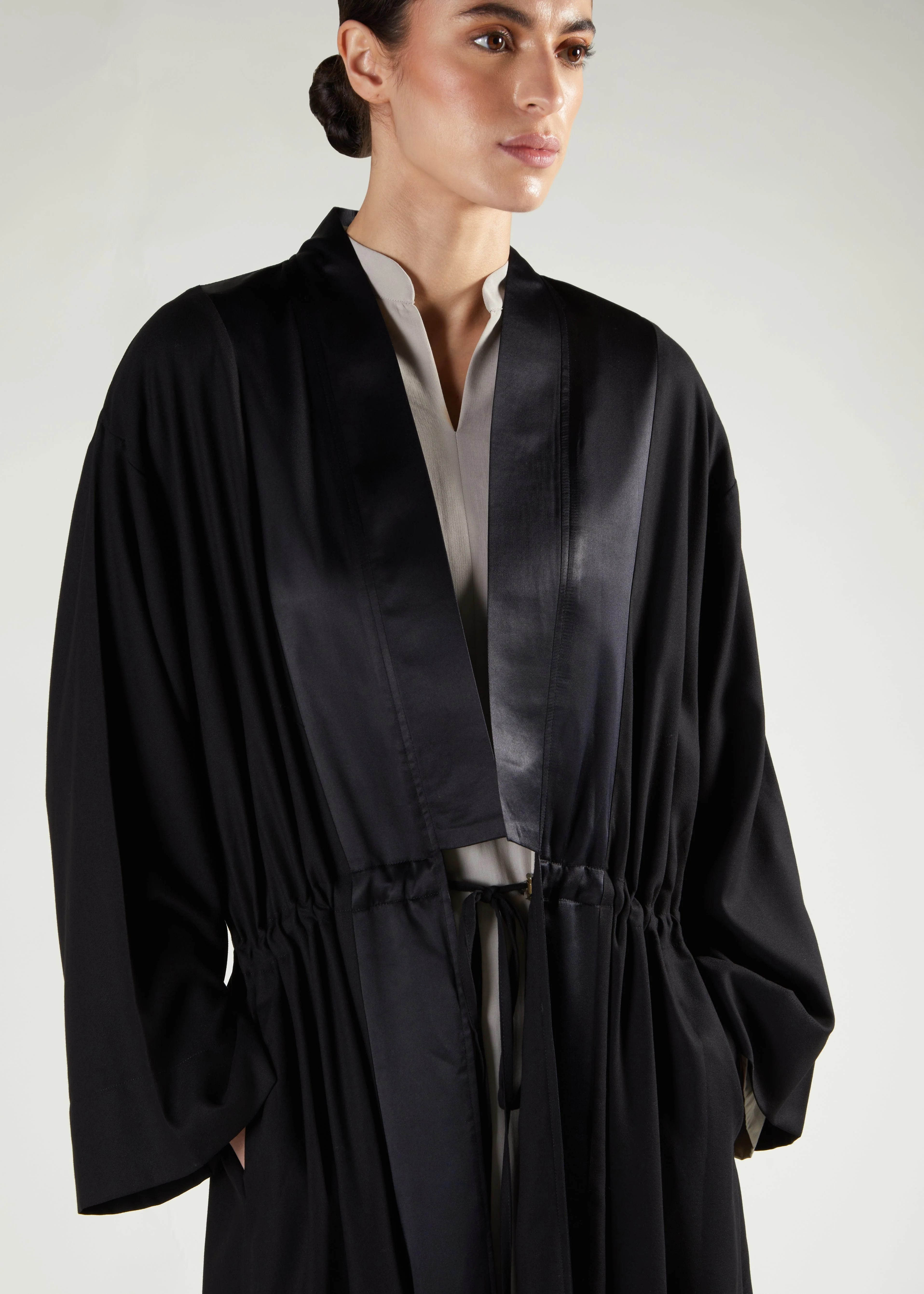 Satin Panel Kimono - Image 3