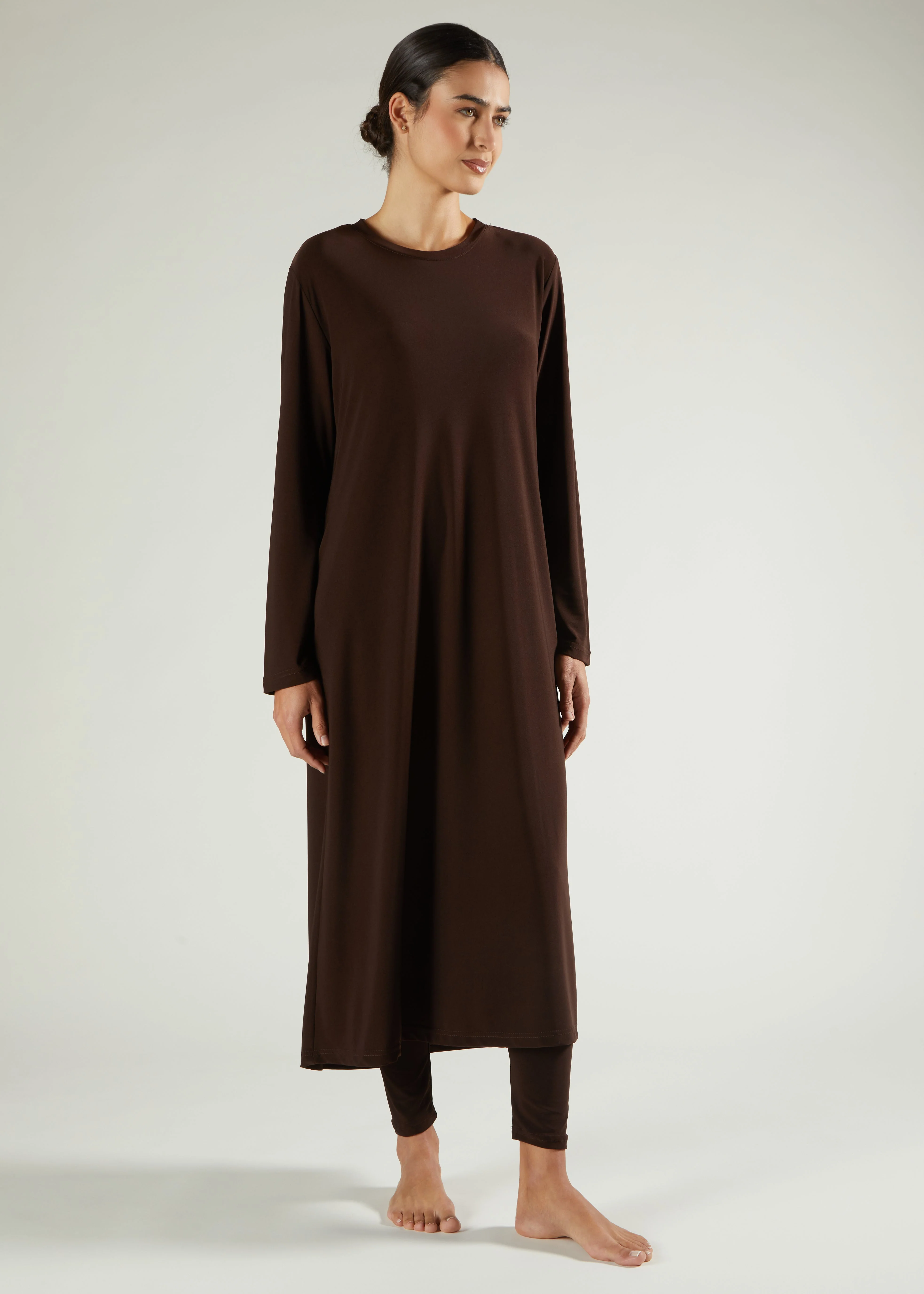 Second Skin Full Slip Chocolate