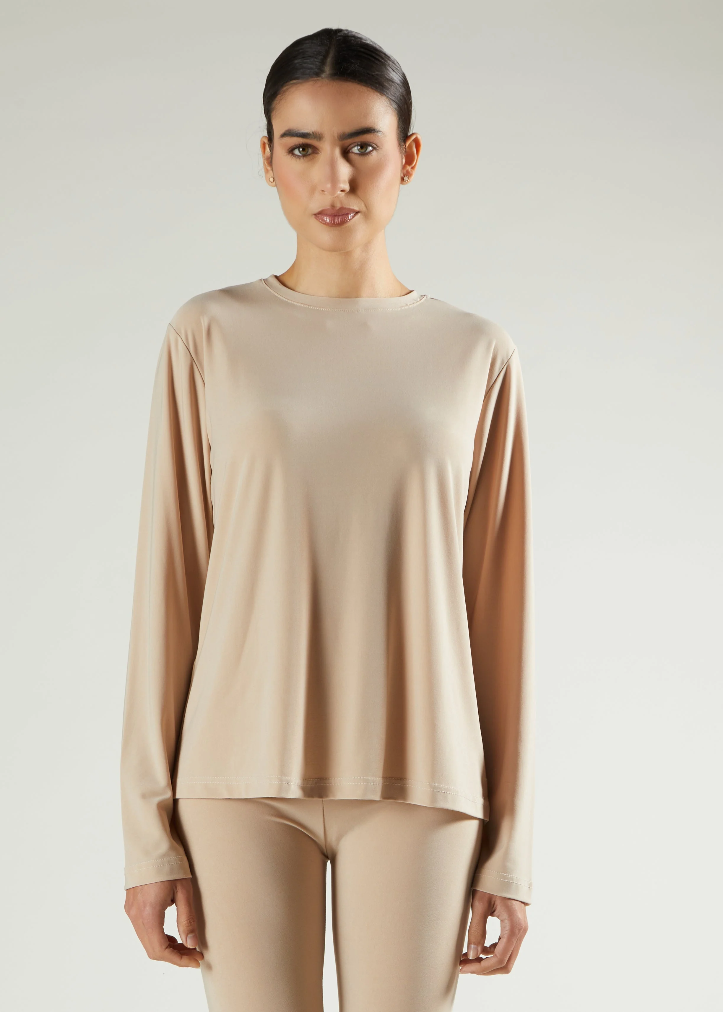 Second Skin Top Almond