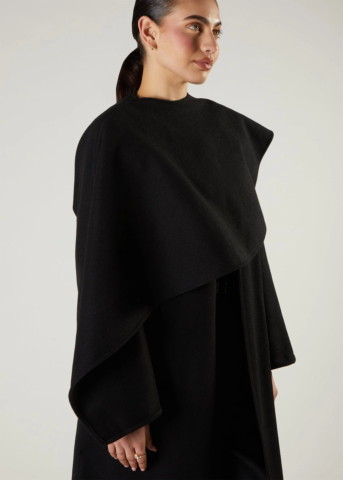 Shawl Wrap Cover Up Black - Image 4