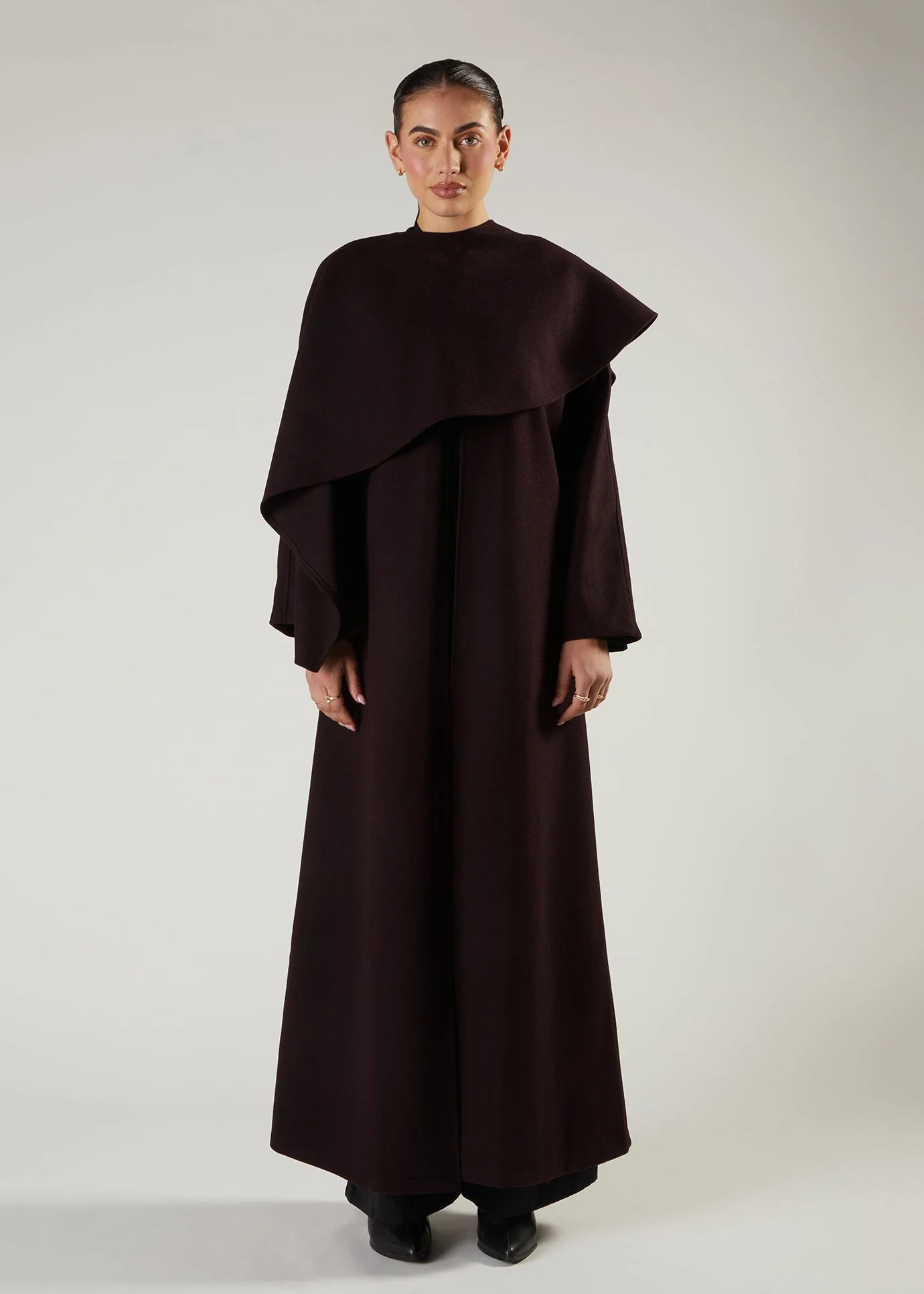Shawl Wrap Cover Up Plum - Image 2