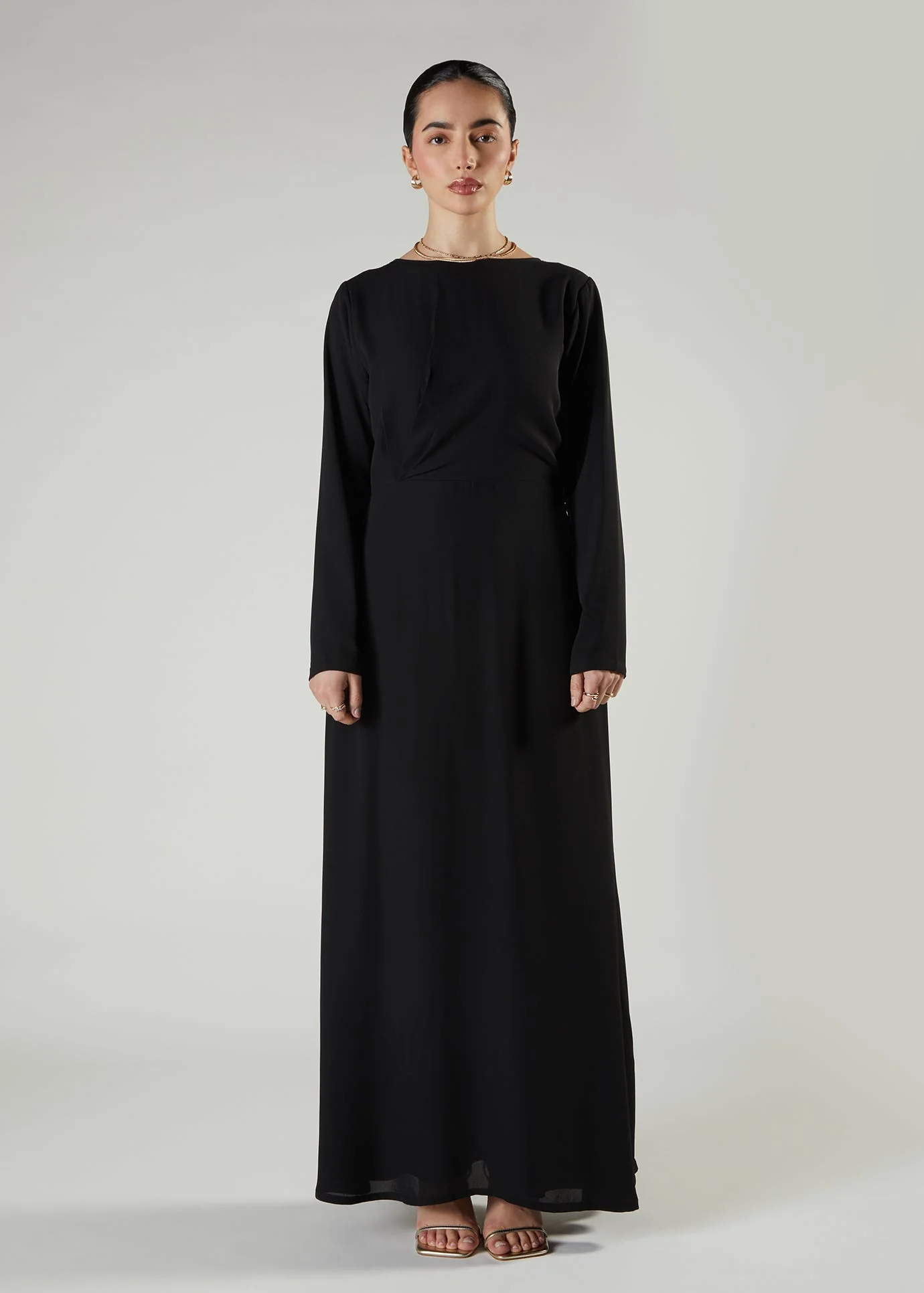 Side Twist Maxi Black