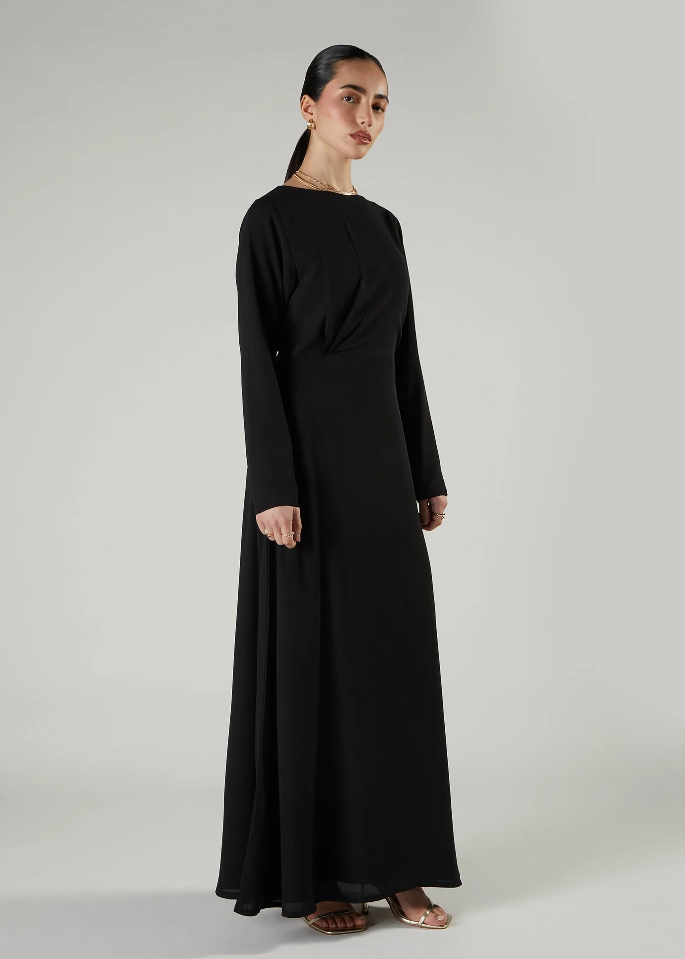 Side Twist Maxi Black - Image 2