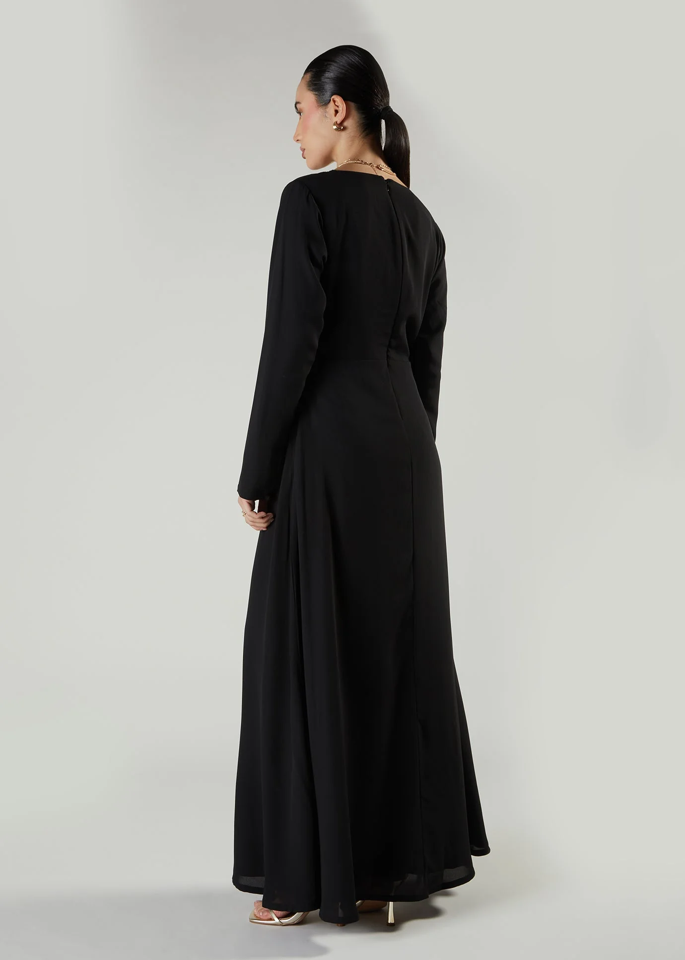 Side Twist Maxi Black - Image 3
