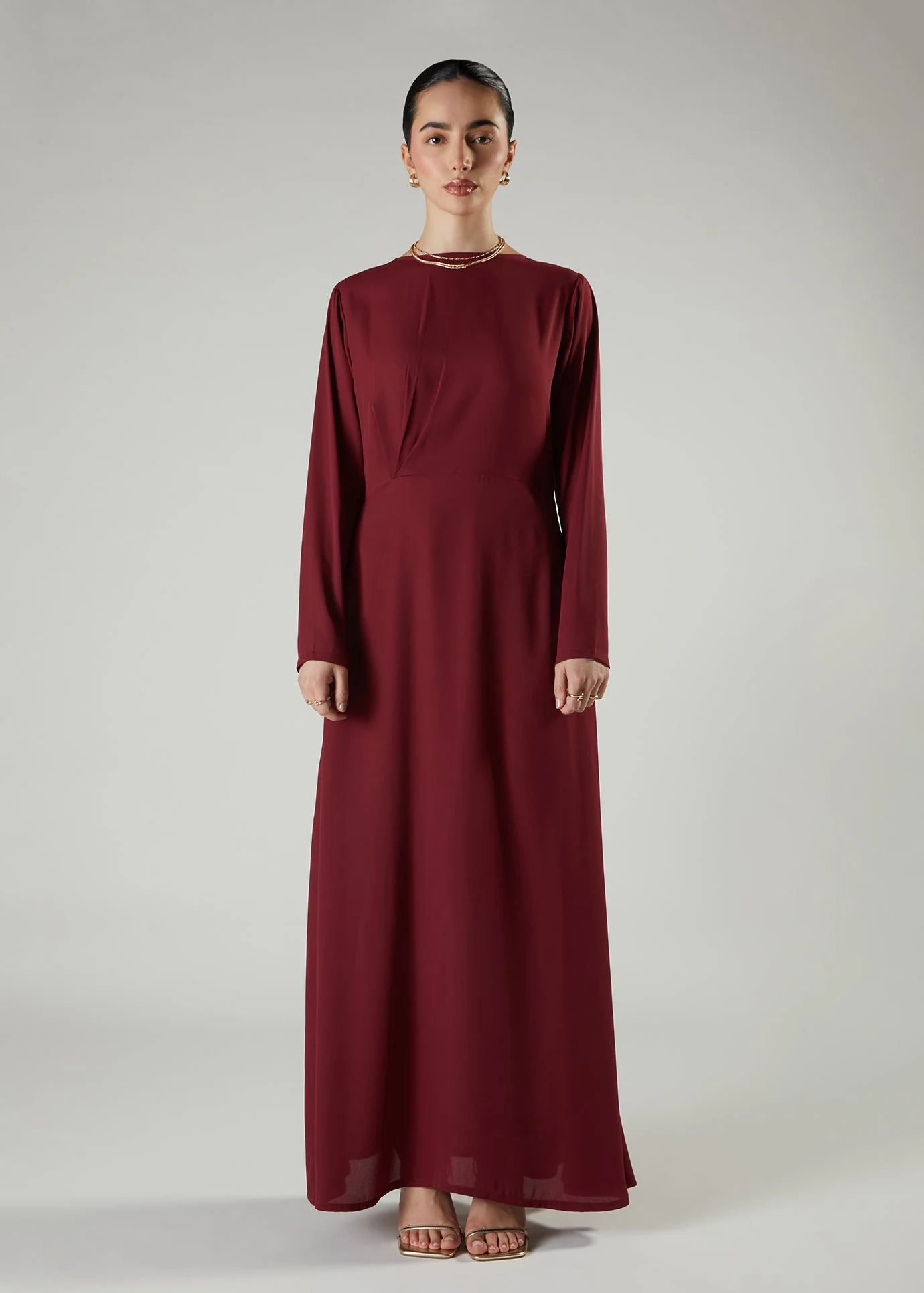 Side Twist Maxi Red