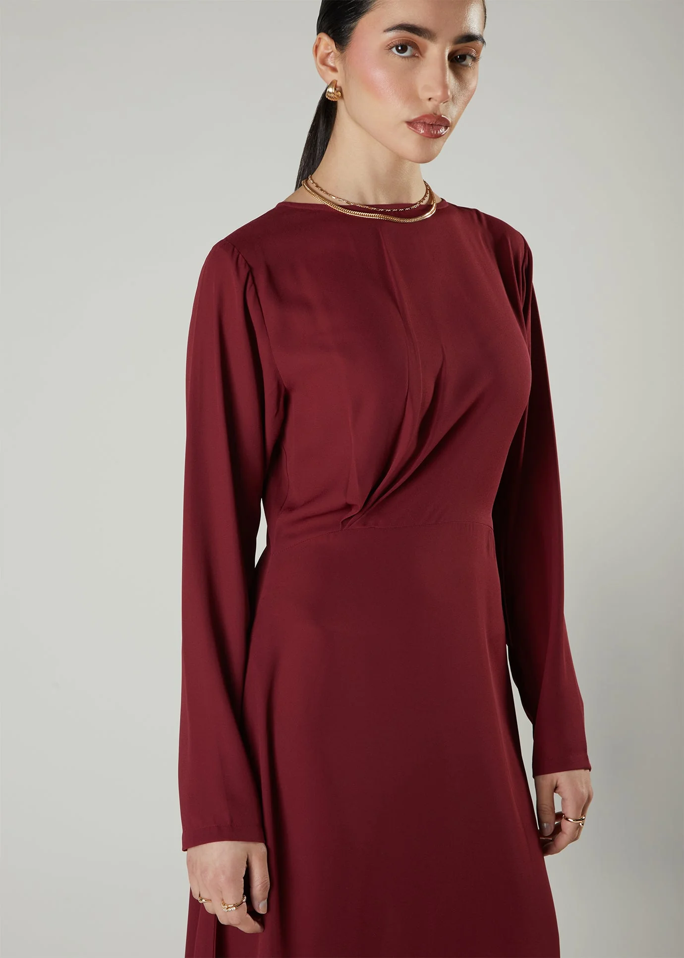 Side Twist Maxi Red - Image 2