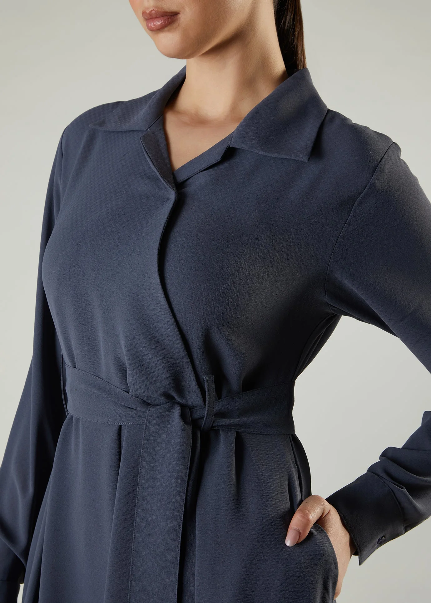 Side Wrap Maxi Blue - Image 4