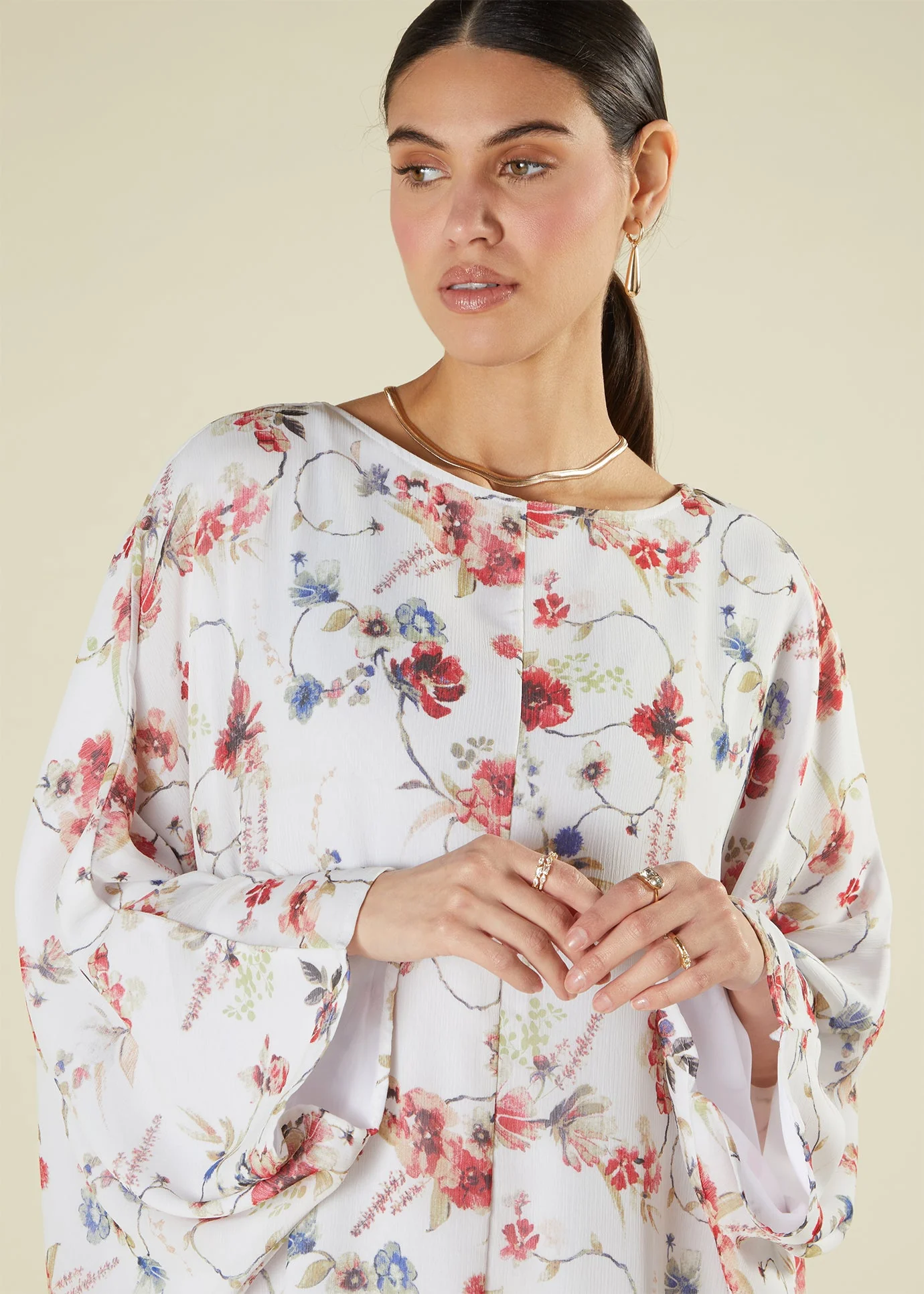 Summer Floral Kaftan - Image 4